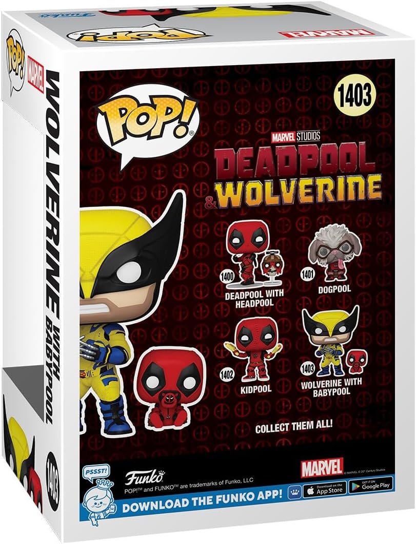 Funko Pop! Deadpool & Wolverine - Wolverine with Babypool Vinyl Figure 3