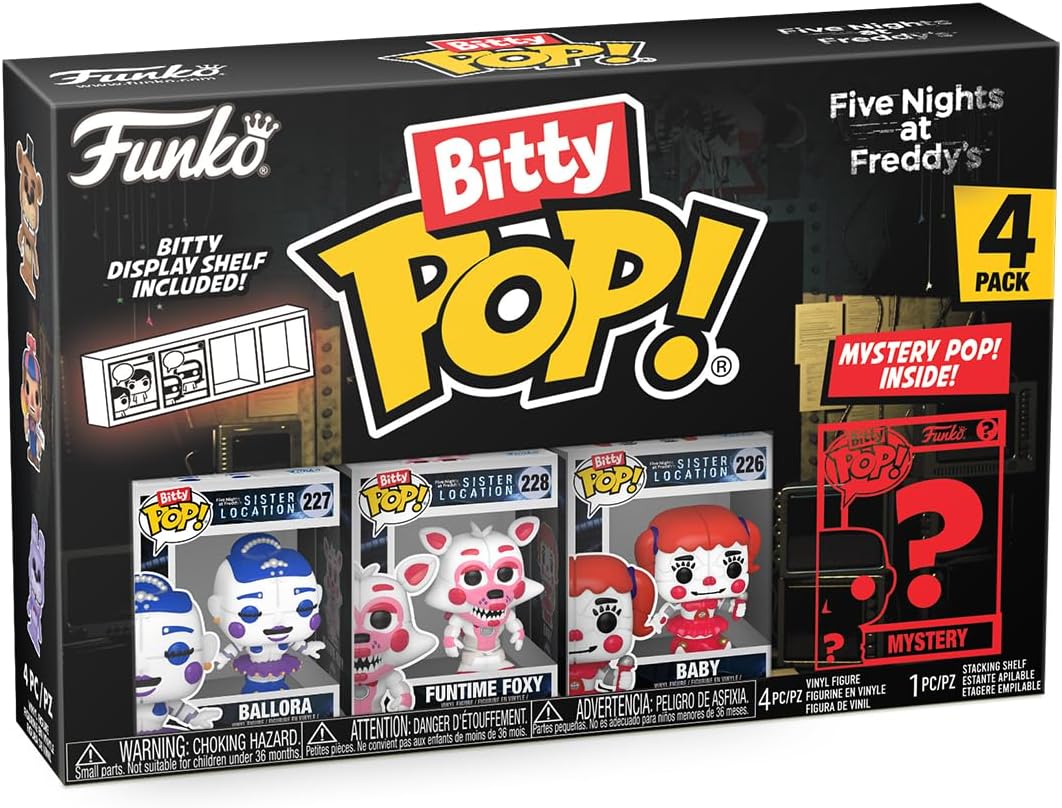 Funko Bitty POP! Five Nights at Freddy's - Ballora and Mystery Mini Figure Vinyl Set 4