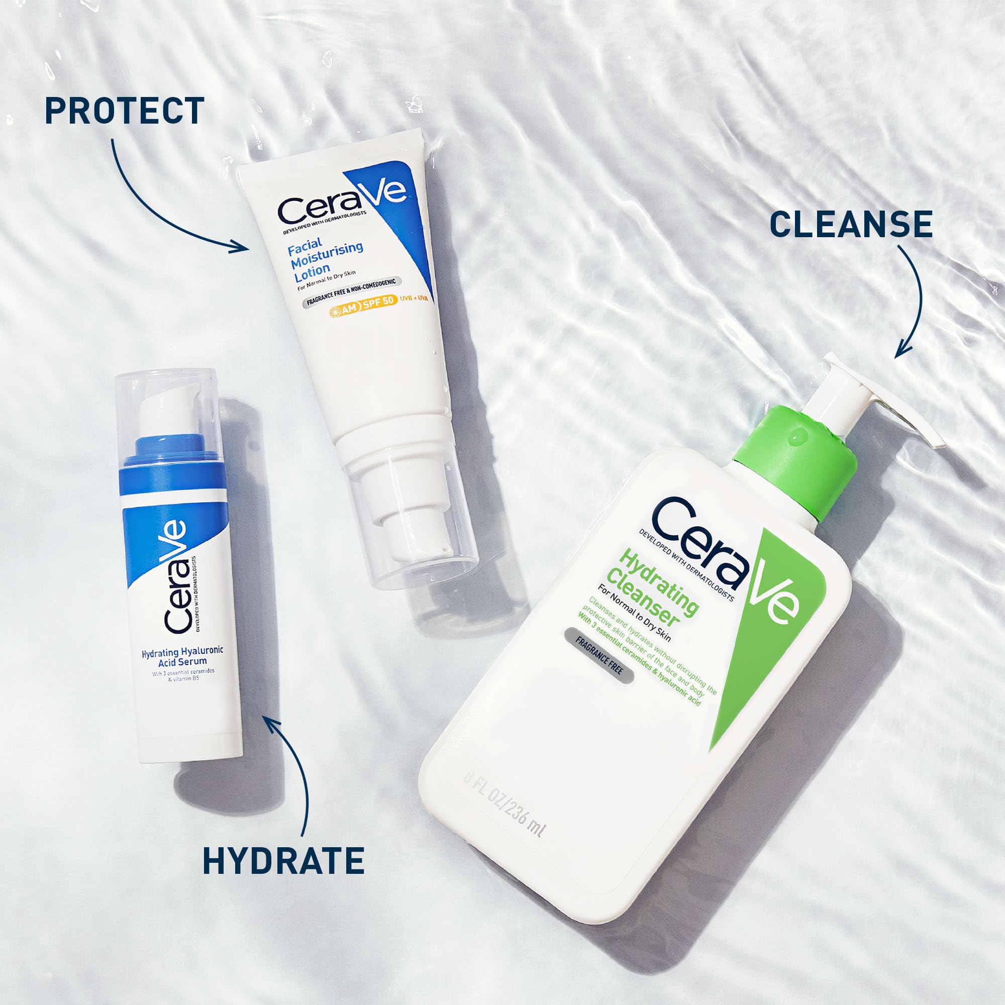 CeraVe Hydrating Cleanser for Normal to Dry Skin (88ml) 4