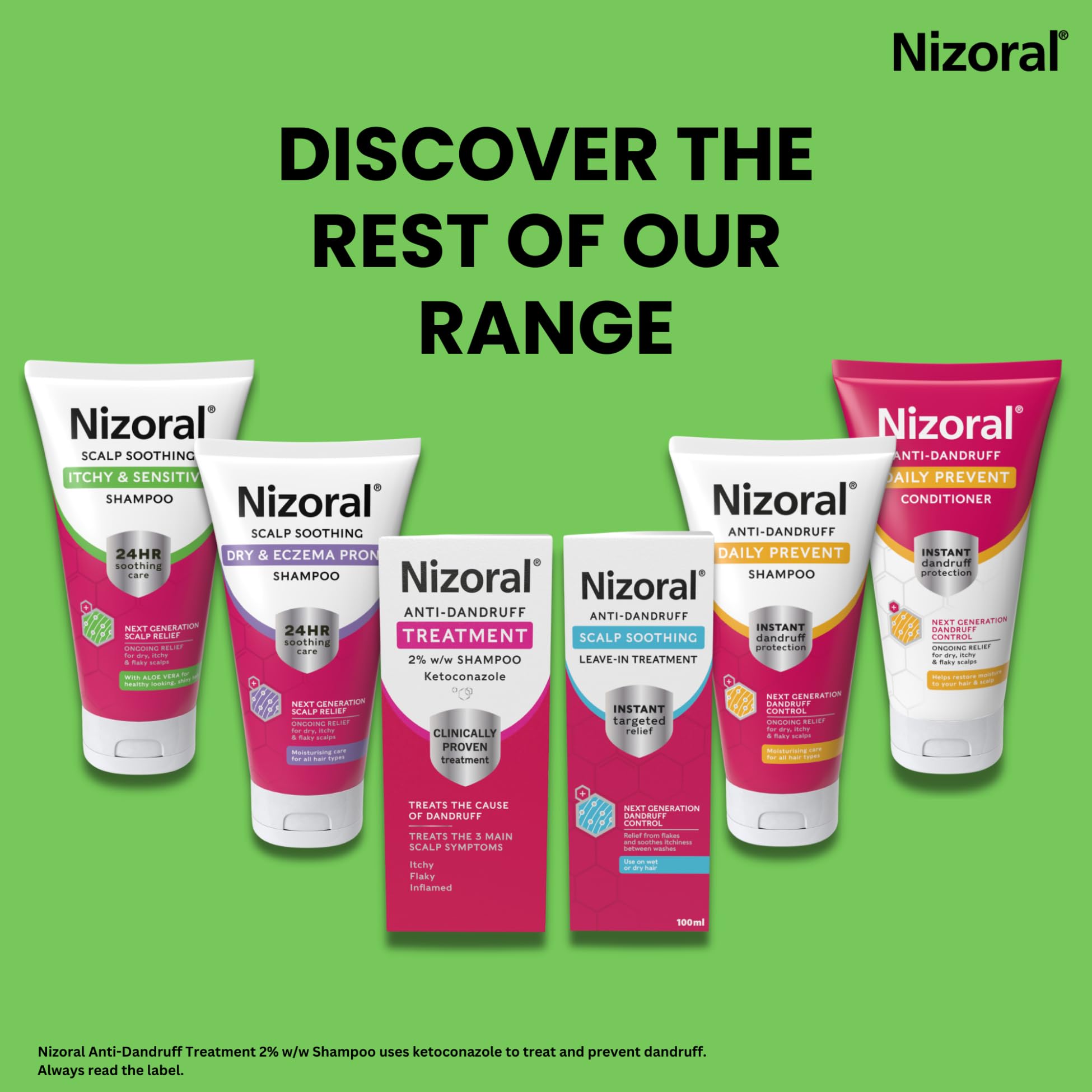 Nizoral - Scalp Soothing Itchy & Sensitive Shampoo (200ml) 6