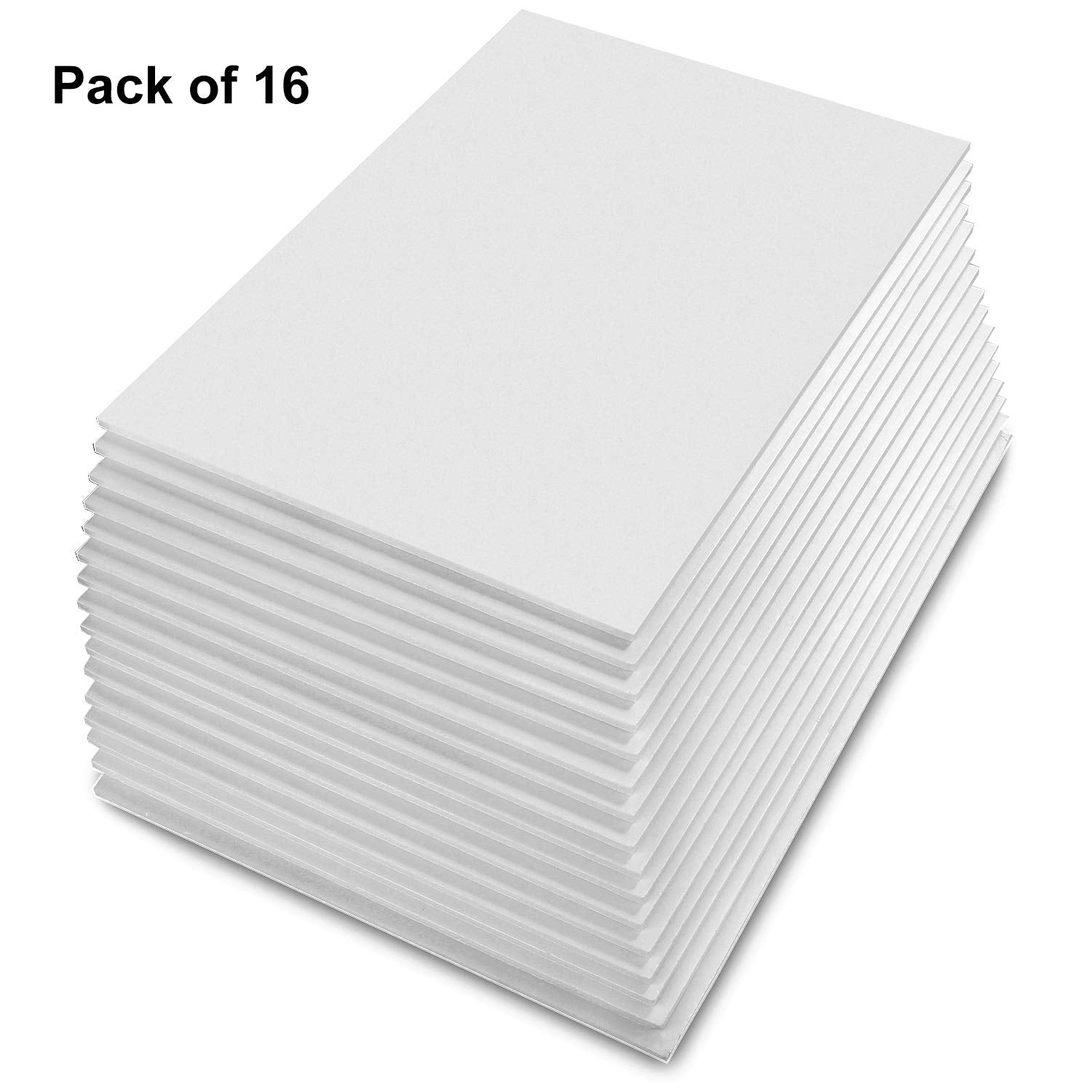 ASelected White Foam Board - 16 Pack A3 Size 5mm Thick Polystyrene for Crafts & Mounting 6