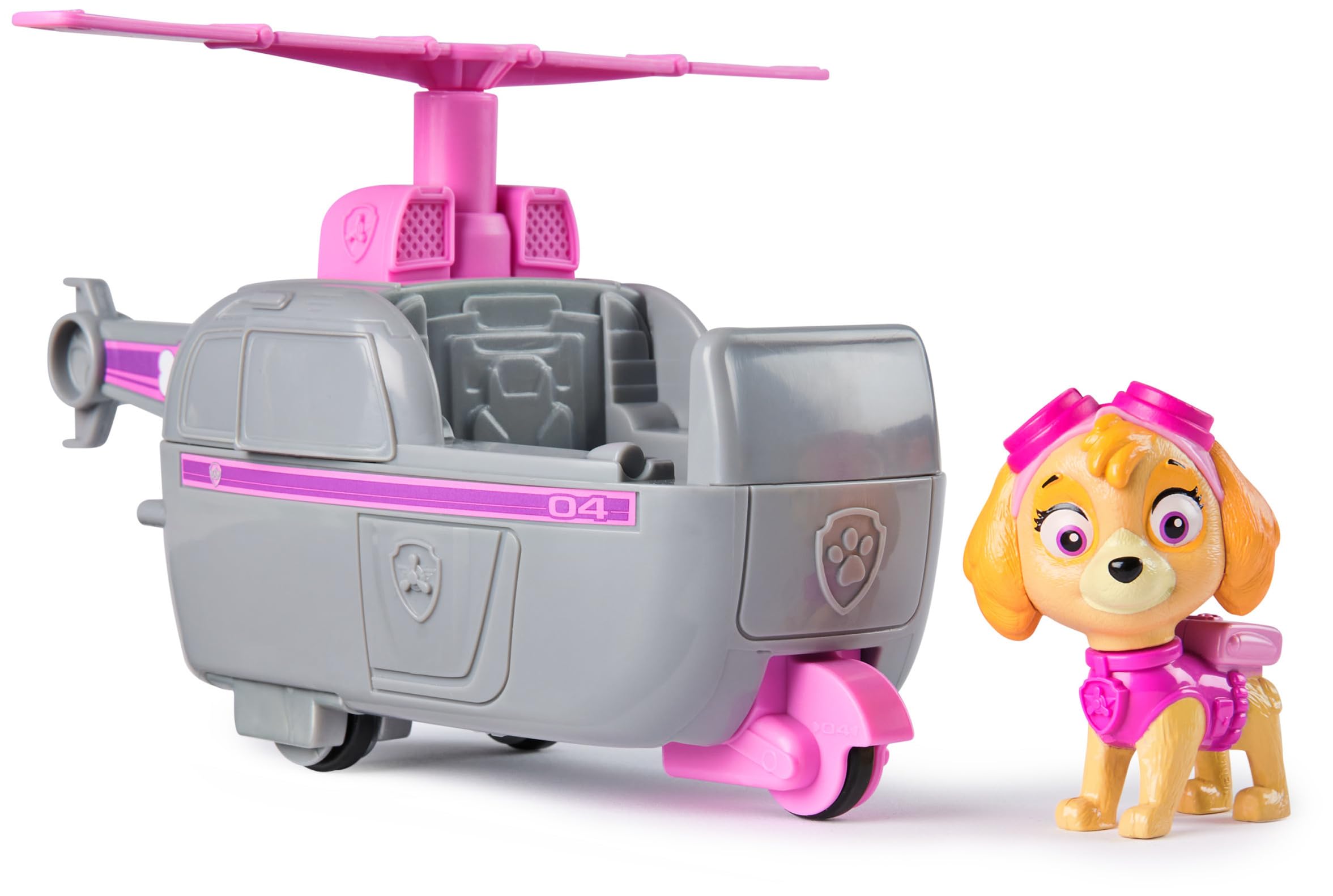 Paw Patrol Skye's Helicopter with Collectible Action Figure - Vehicle Toy for Kids 3+