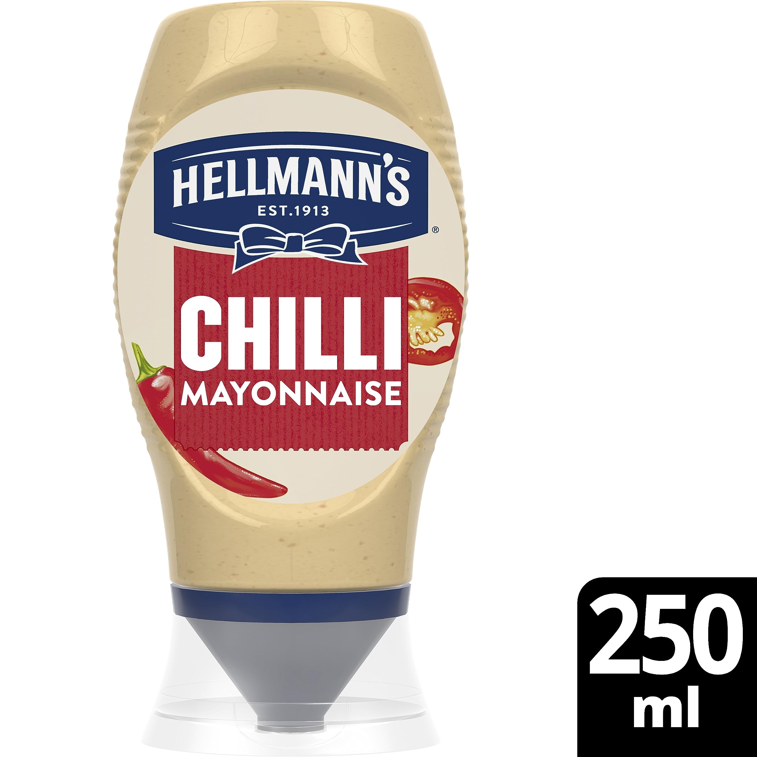 Hellmann's Chilli Mayonnaise with Tabasco Sauce - 250ml Squeeze Bottle