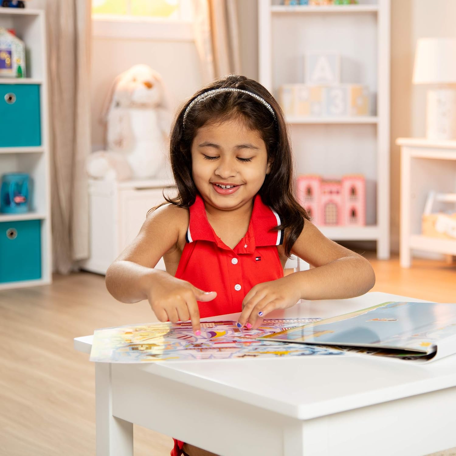 Melissa & Doug Reusable Sticker Pad - Vehicles | 165 Stickers & 5 Scenes | 3+ 6