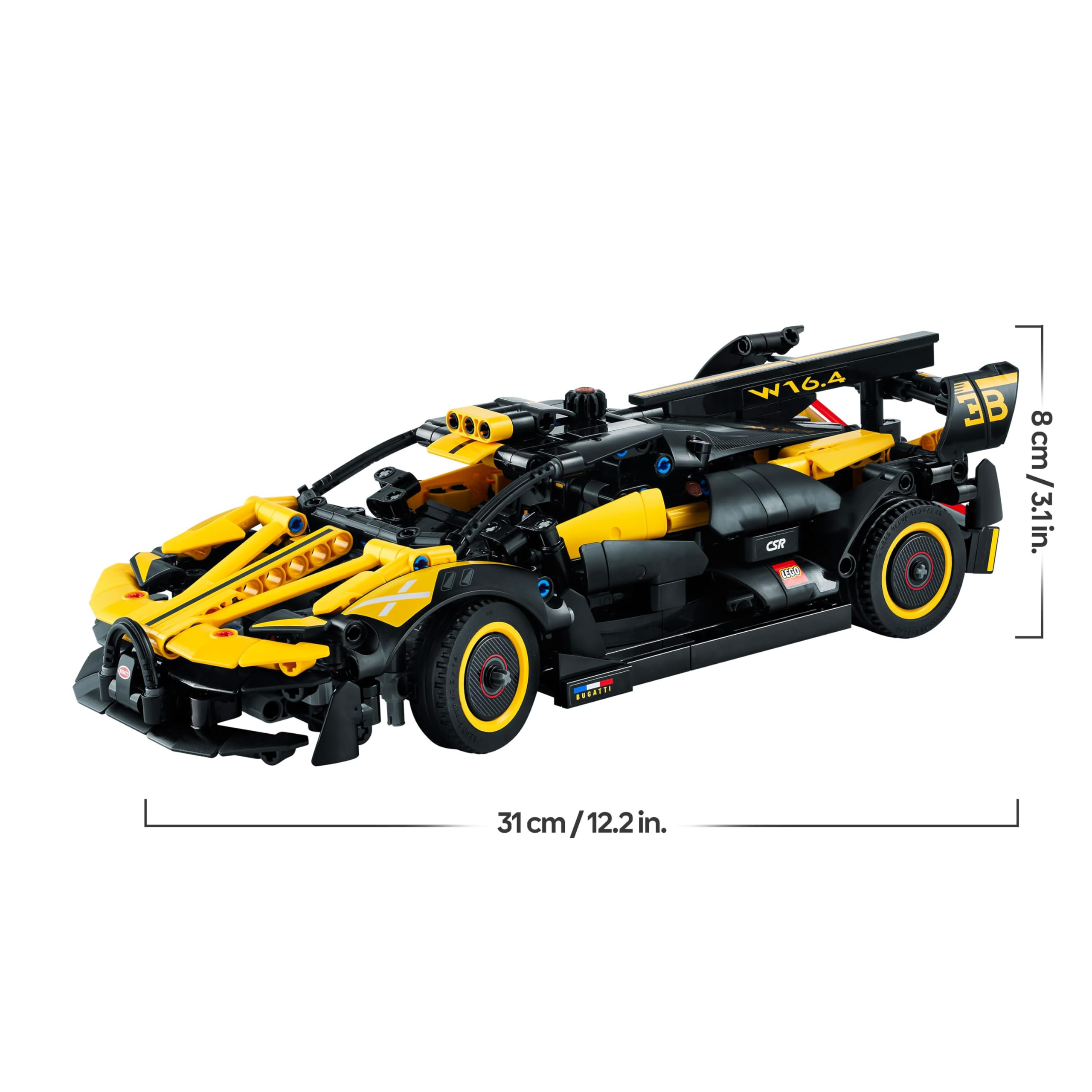 LEGO Technic Bugatti Bolide 42151 Building Set - Working W16 Engine & Scissor Doors for Ages 9+ 10
