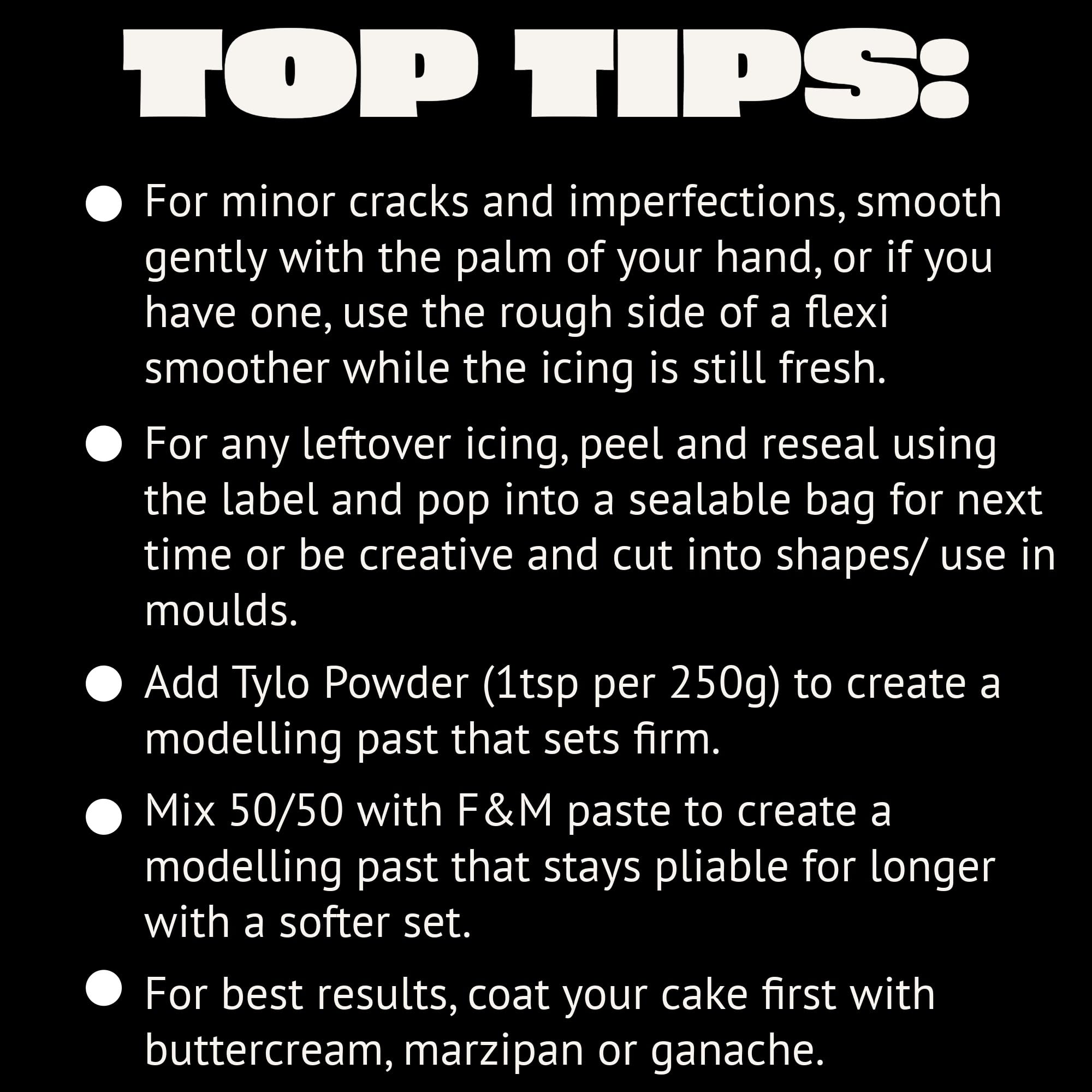 Renshaw - Extra Black Ready to Roll Fondant Icing 1 kg 4