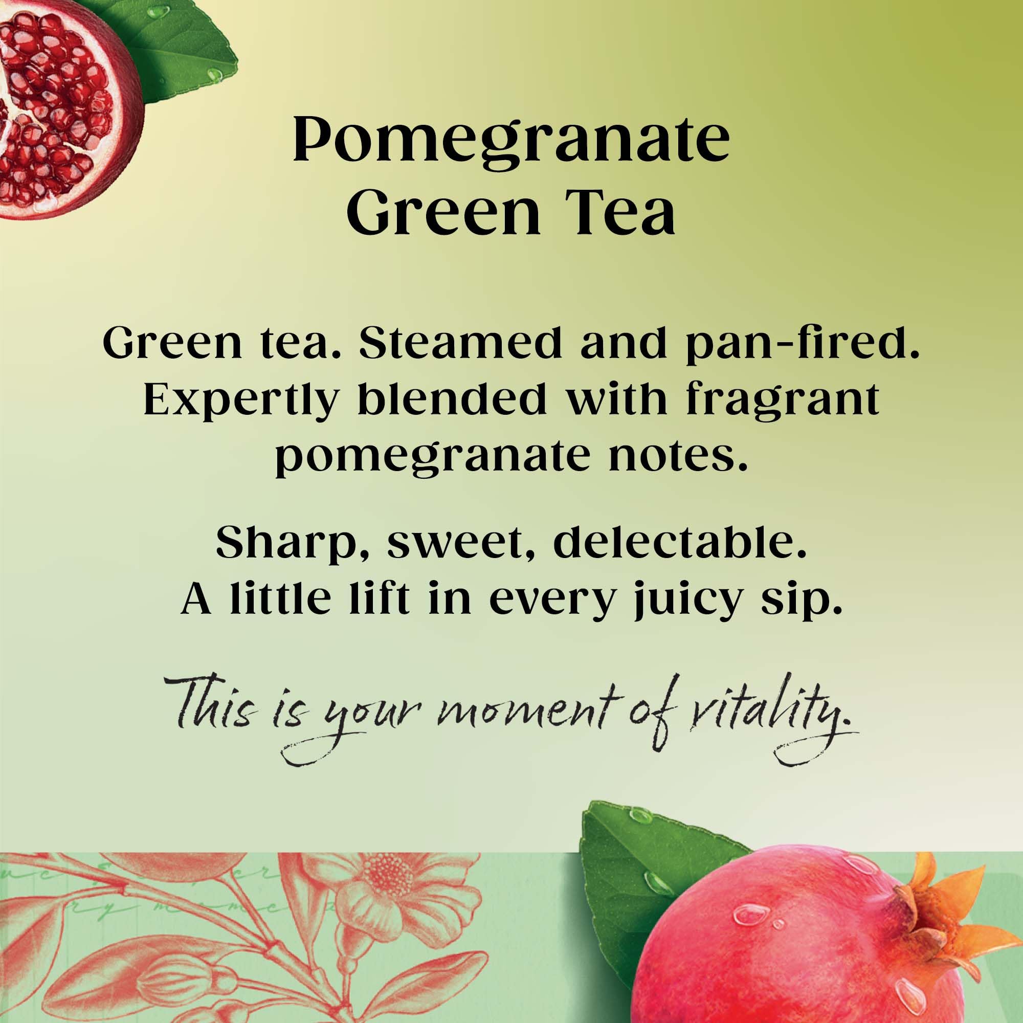 Twinings Green Tea & Pomegranate 80 Tea Bags (Multipack of 4 x 20 Bags) 6