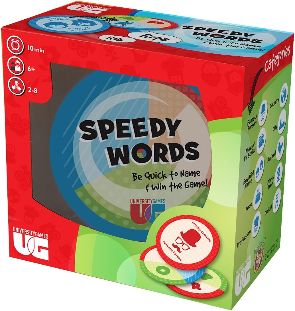 University Games Speedy Words Family Word Game