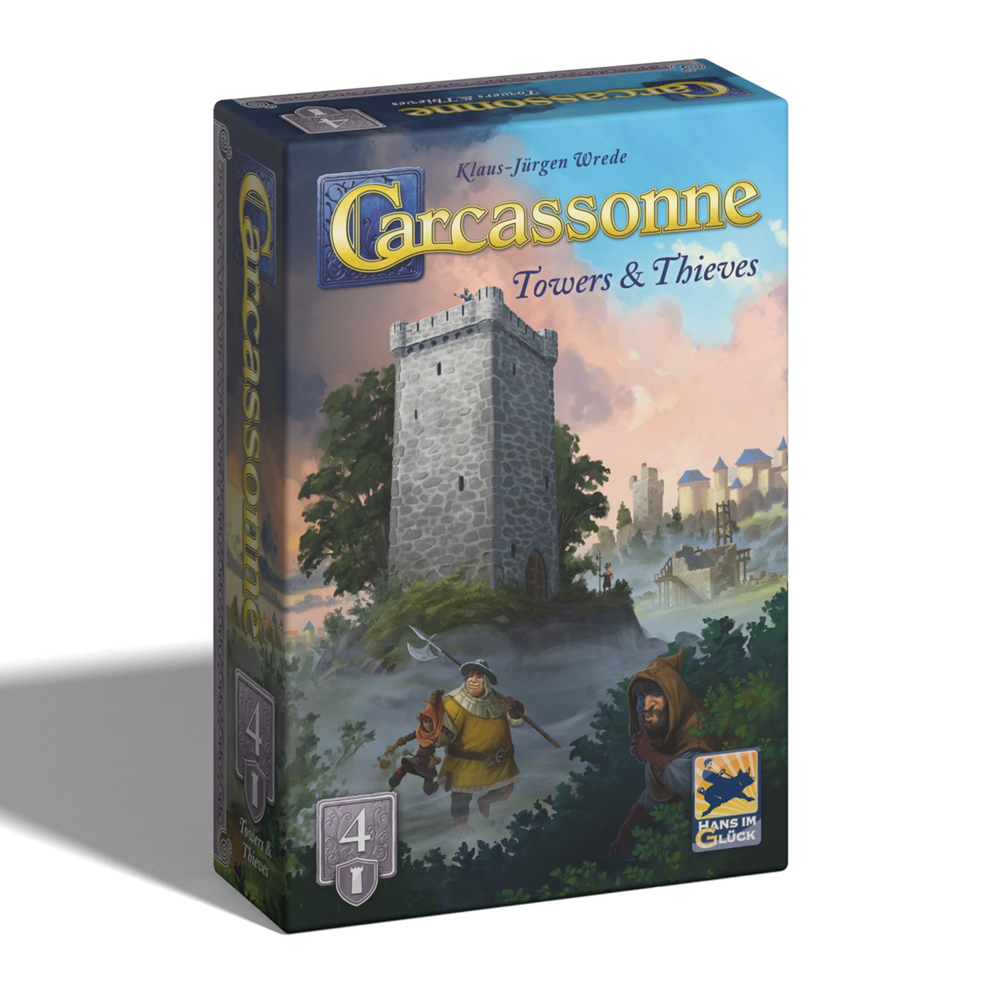 Hans im Glück Carcassonne: Towers & Thieves Expansion 4 Refresh Board Game 1