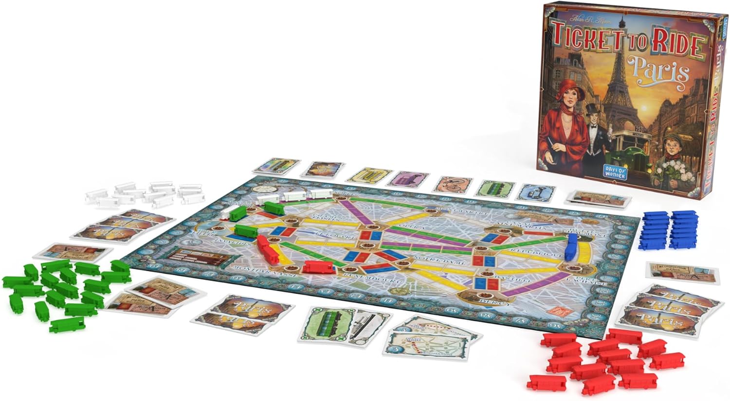 Days of Wonder Ticket to Ride Paris Board Game 9