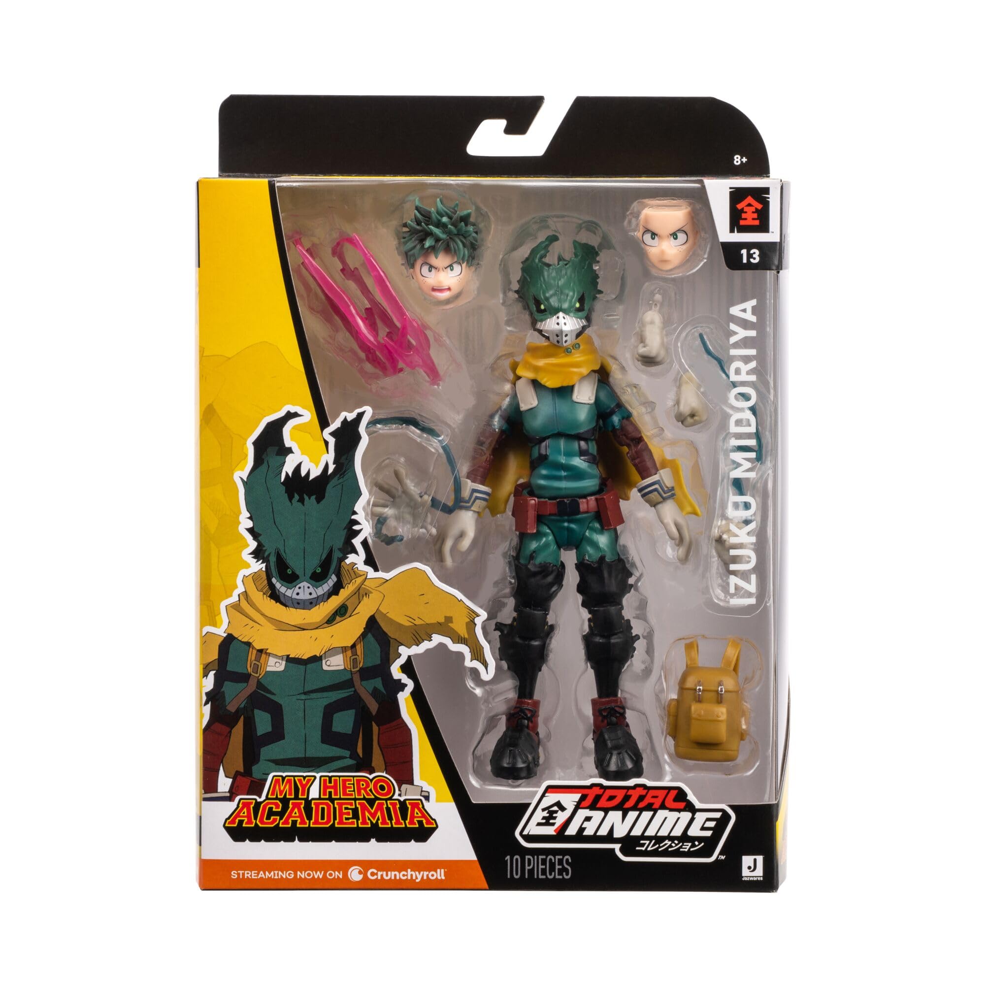 Total Anime Izuku Midoriya Figure - 6.5-Inch Collectible | 30+ Points of Articulation | Classic Edition