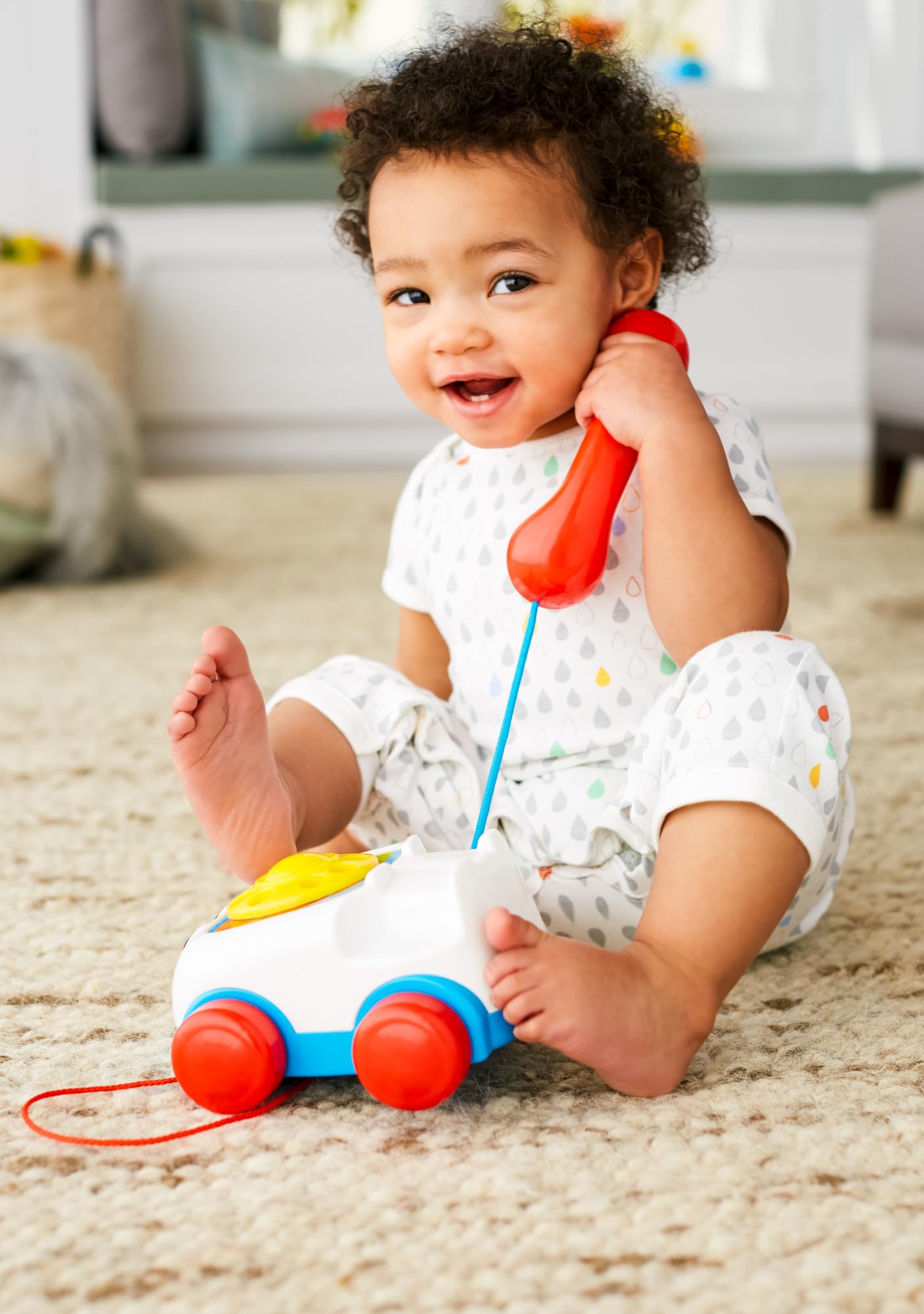 Fisher-Price Chatter-Telefon – Klassisches Nachziehspielzeug für Kleinkinder ab 12 Monaten 9
