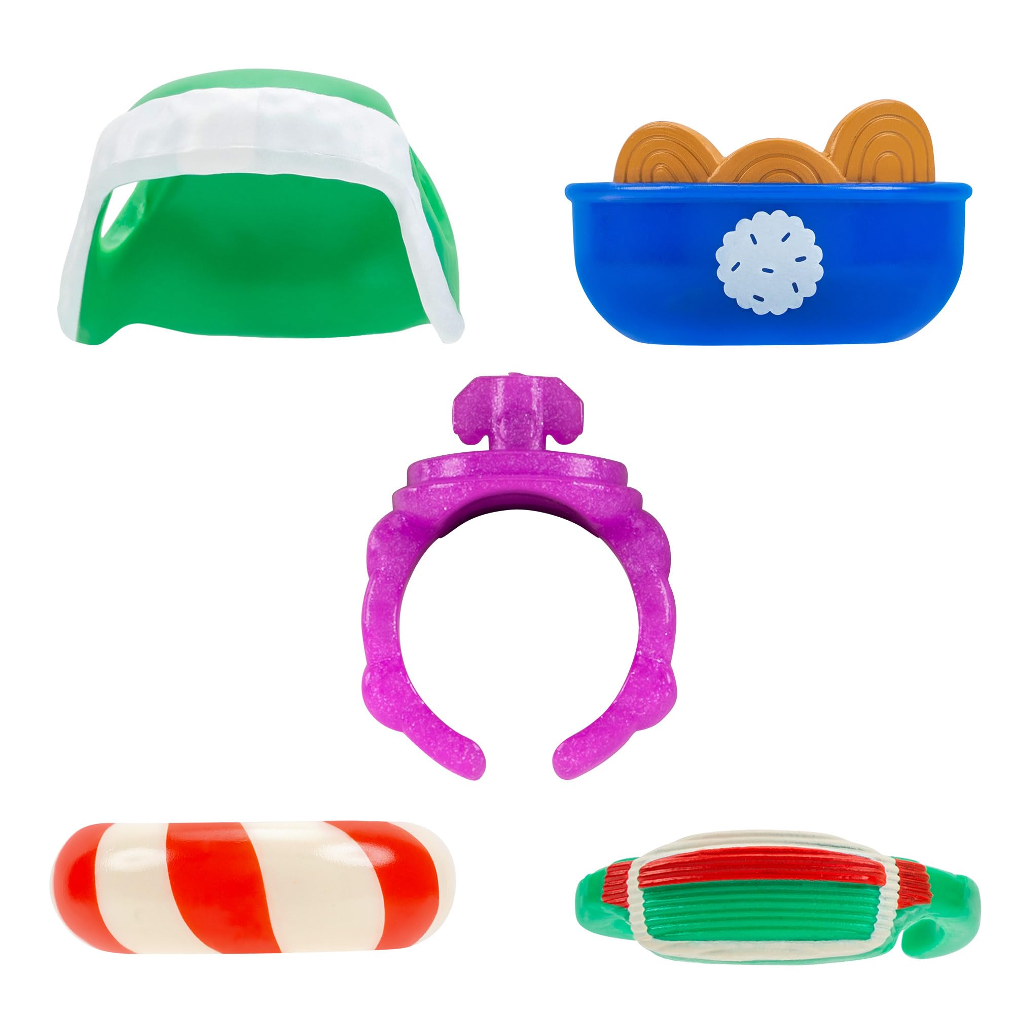 Squish-a-longs Carol the Christmas Tree Clip-a-longs Holiday Pack with 4 Mini-Squish Figures 6