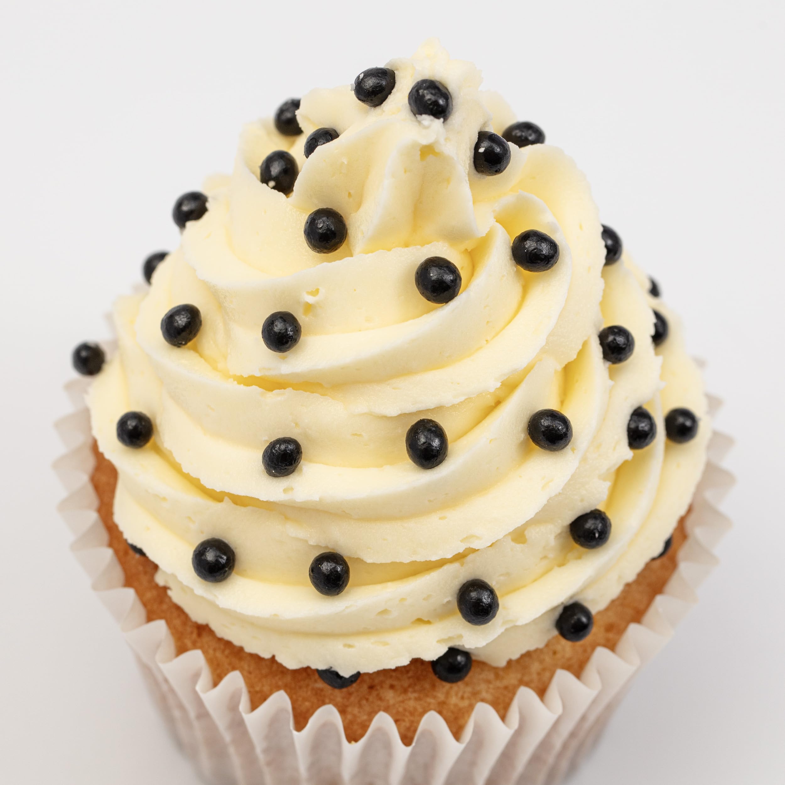 PME Cake Pearl Sprinkles - Black 4mm Edible Sugar Pearls | 74g 5