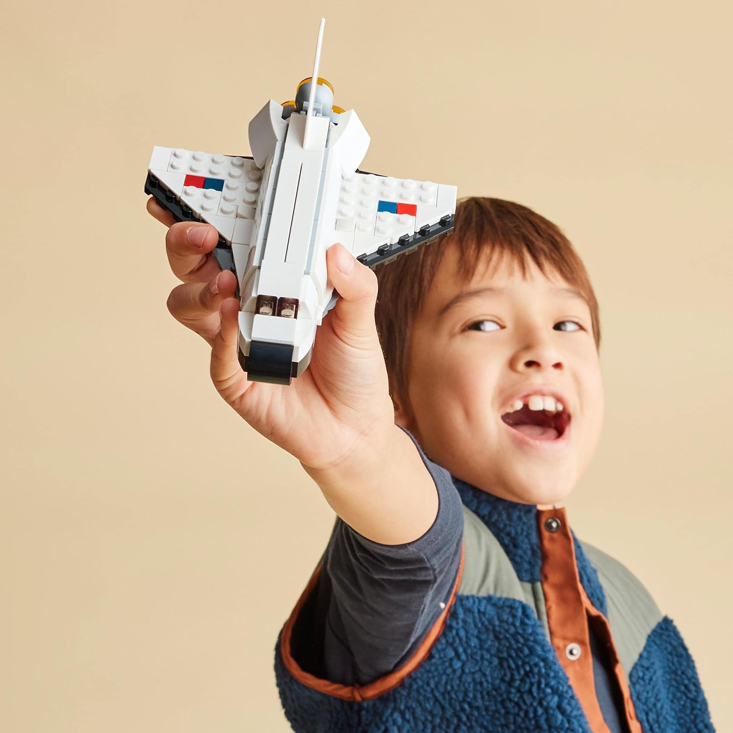 LEGO 31134 Creator 3-in-1-Spaceshuttle-Spielzeug – Umbaubares Weltraum-Spielset für Kinder ab 6 Jahren 7