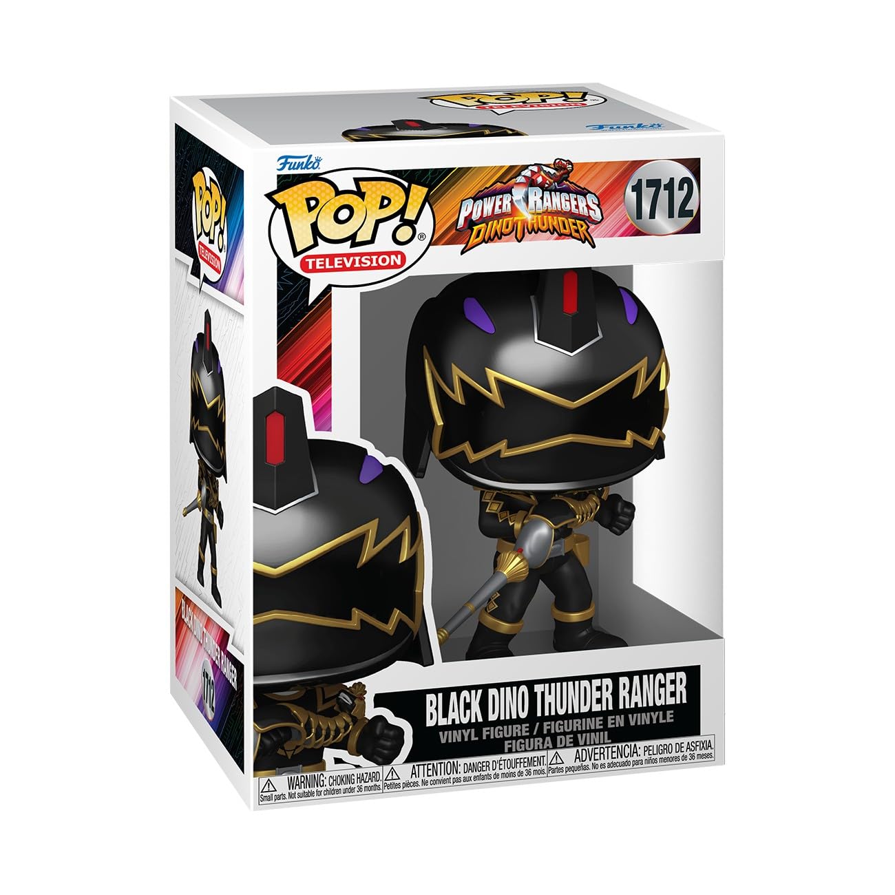 Funko Pop! TV: Power Rangers Dino Thunder - Black Dino Ranger Vinyl Figure