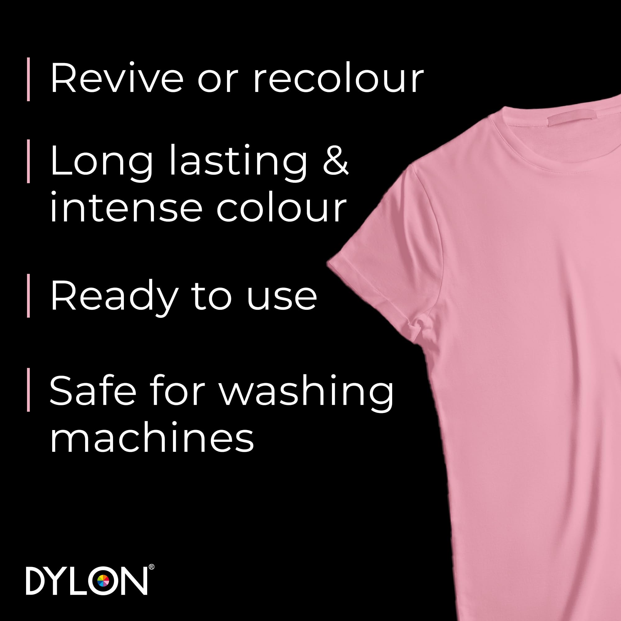 Dylon Washing Machine Fabric Dye Pod - Peony Pink, 350g 7