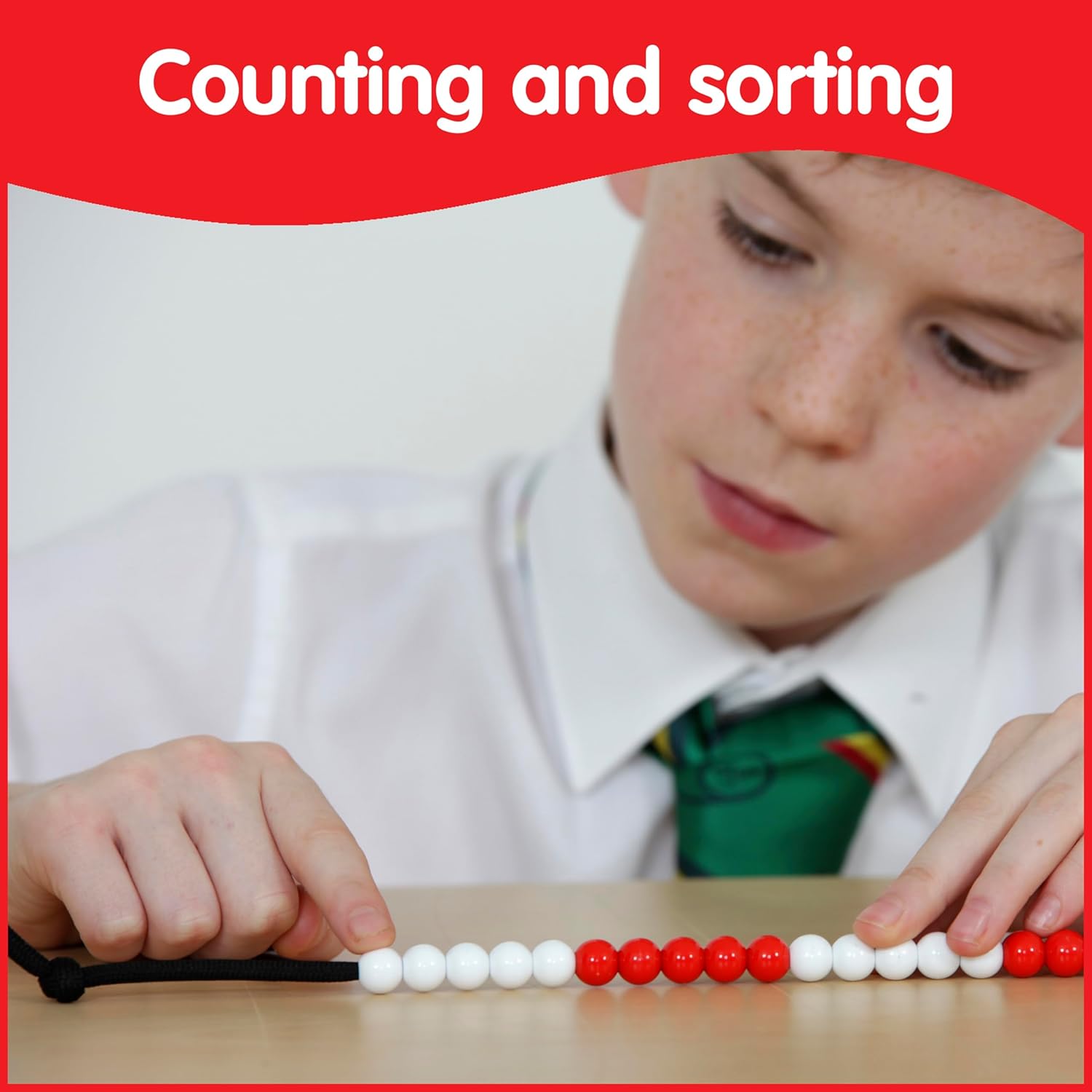 EDX Education 20 Bead String Set - Educational Math Learning Tool for Kids 5