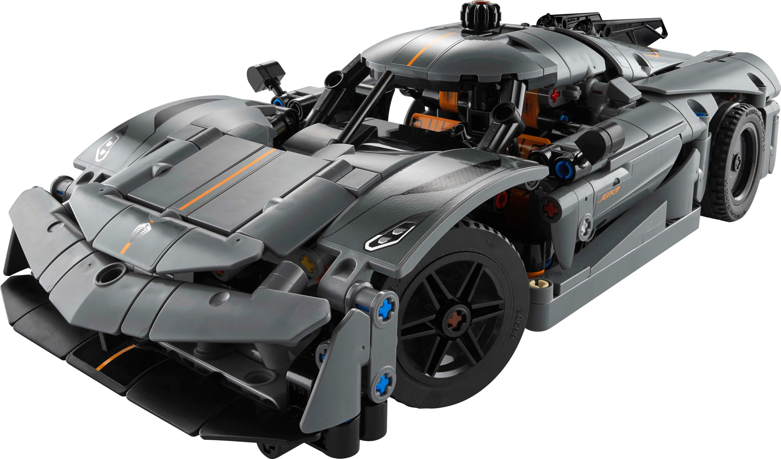 LEGO Technic Koenigsegg Jesko Absolut Grey Hypercar - Model Race Car Building Set for Ages 10+ 9