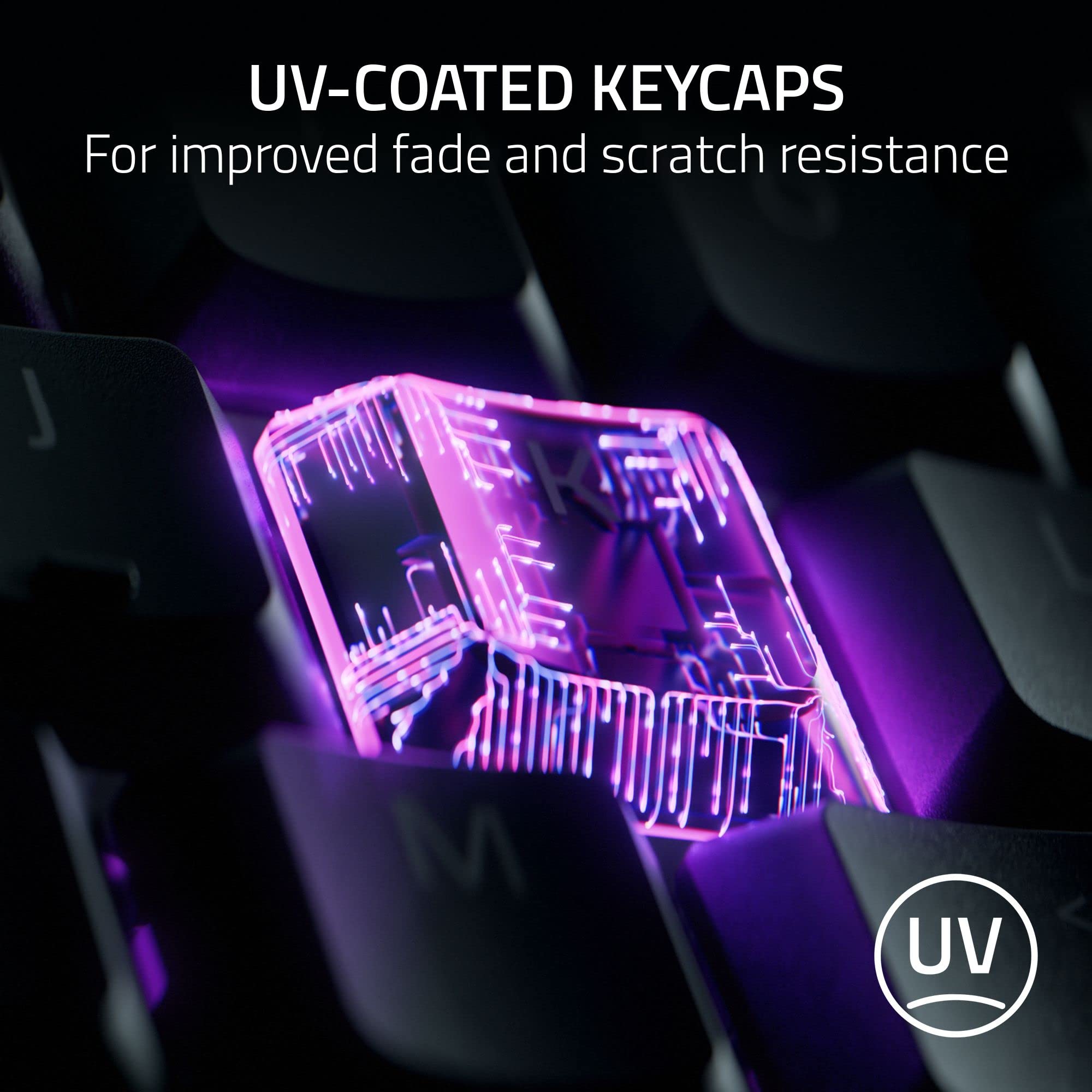 Razer Ornata V3 Tenkeyless Gaming Keyboard - Low Profile, Mecha-Membrane Switches, RGB, UK Layout 4