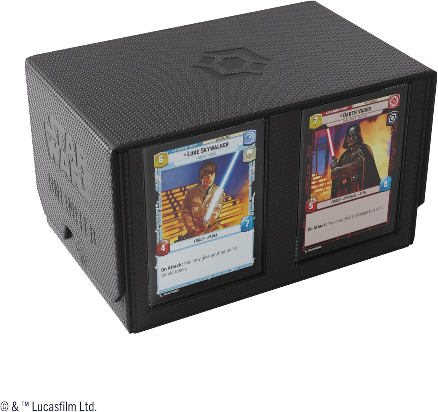 Gamegenic Star Wars Unlimited Double Deck Pod – Schwarzes Sammelkarten-Zubehör 4