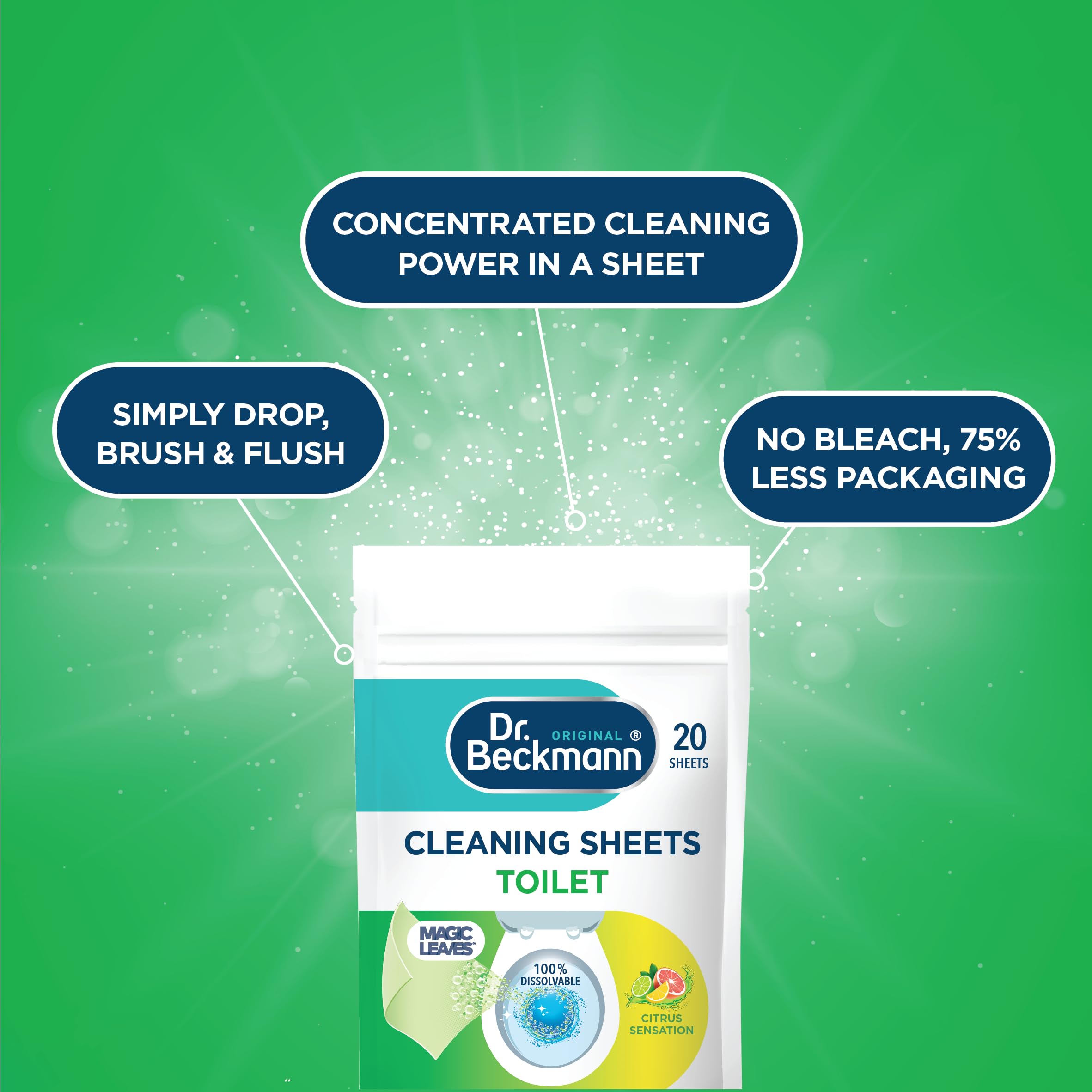 Dr. Beckmann - Toilet Cleaning Sheets for Easy Everyday Hygienic Cleaning 4