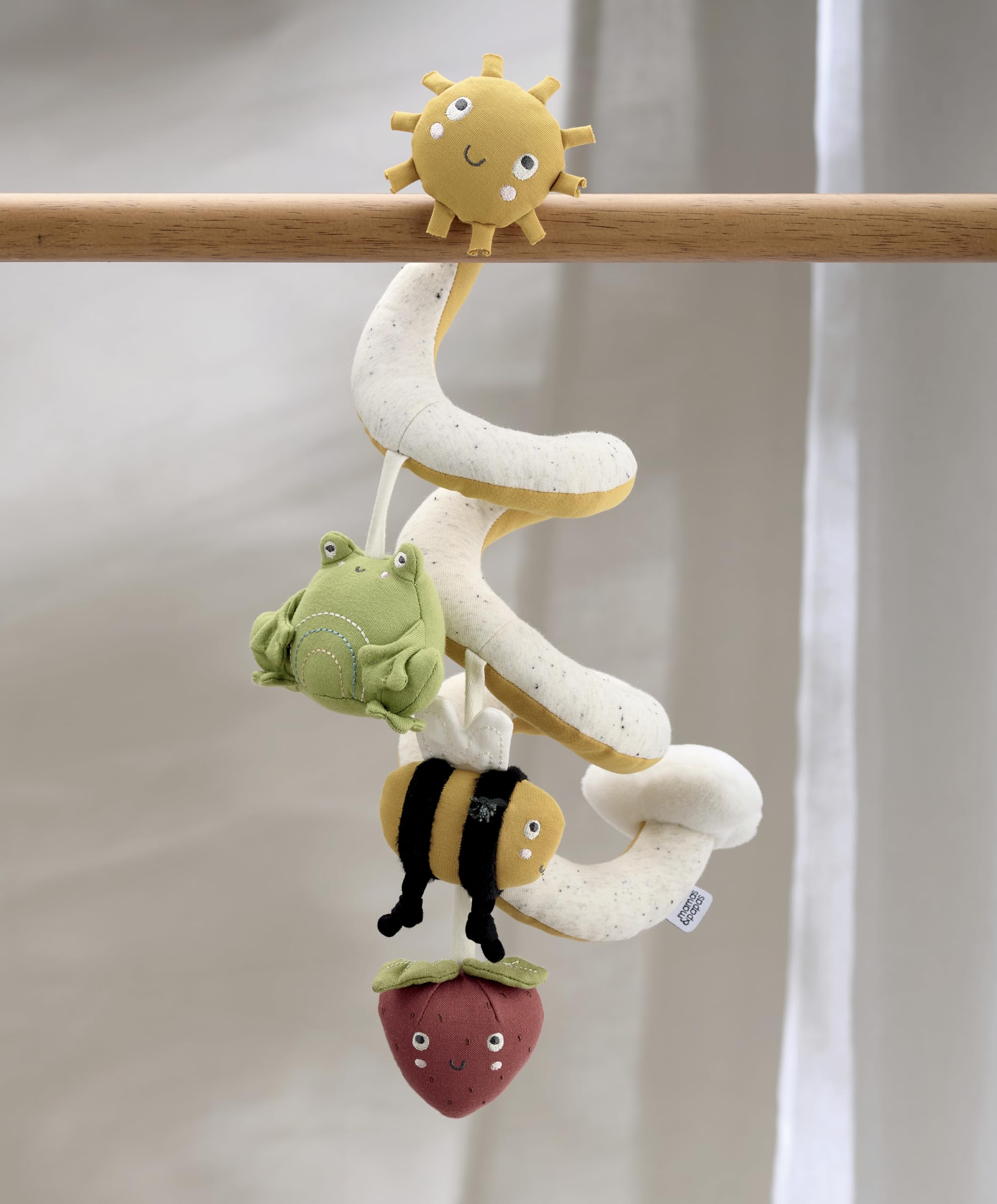 Mamas & Papas Grateful Garden Travel Spiral Activity Toy - 0 Months & Up