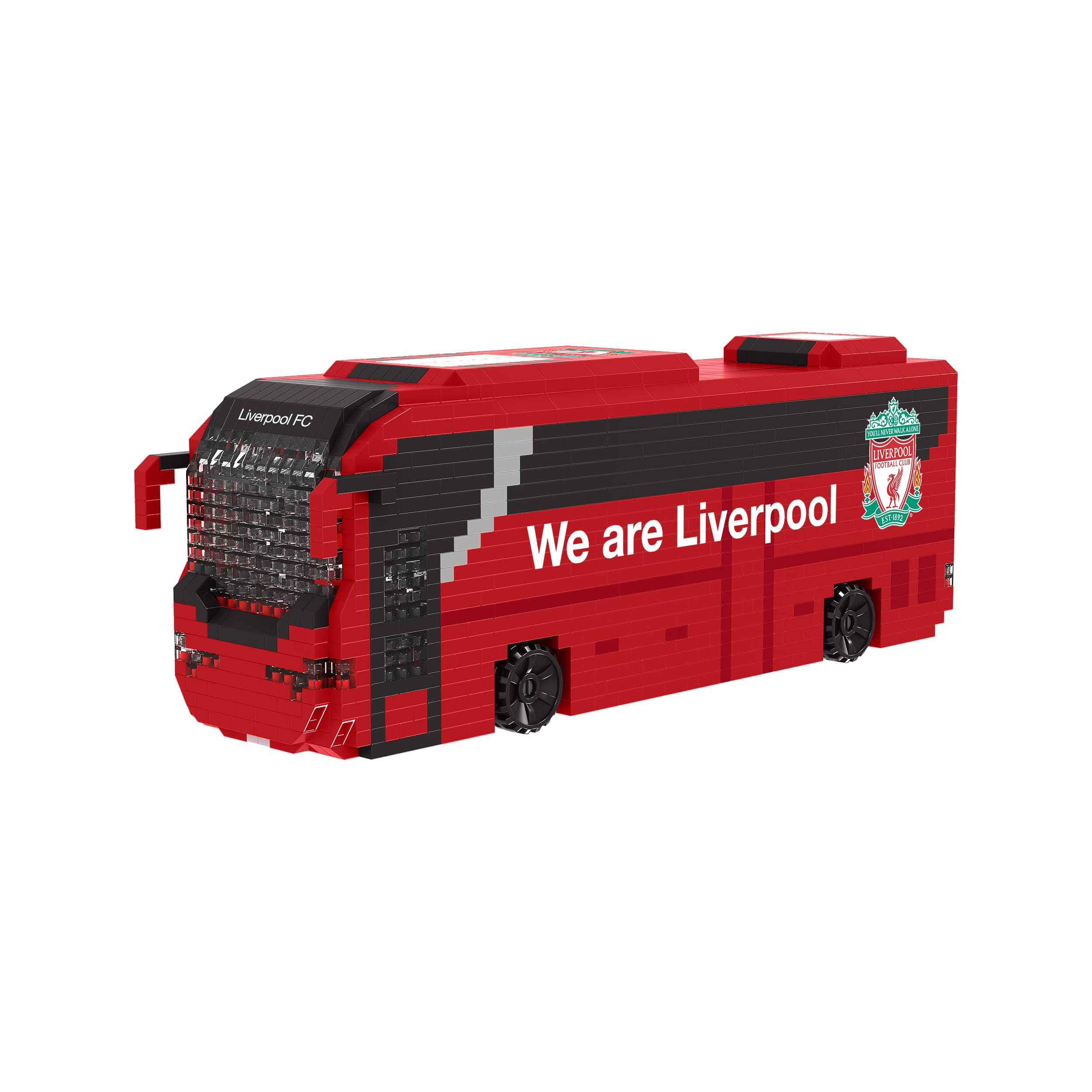 FOCO BRXLZ Liverpool FC Coach Building Set - 1347 Pieces | Ages 12+ | Plastic