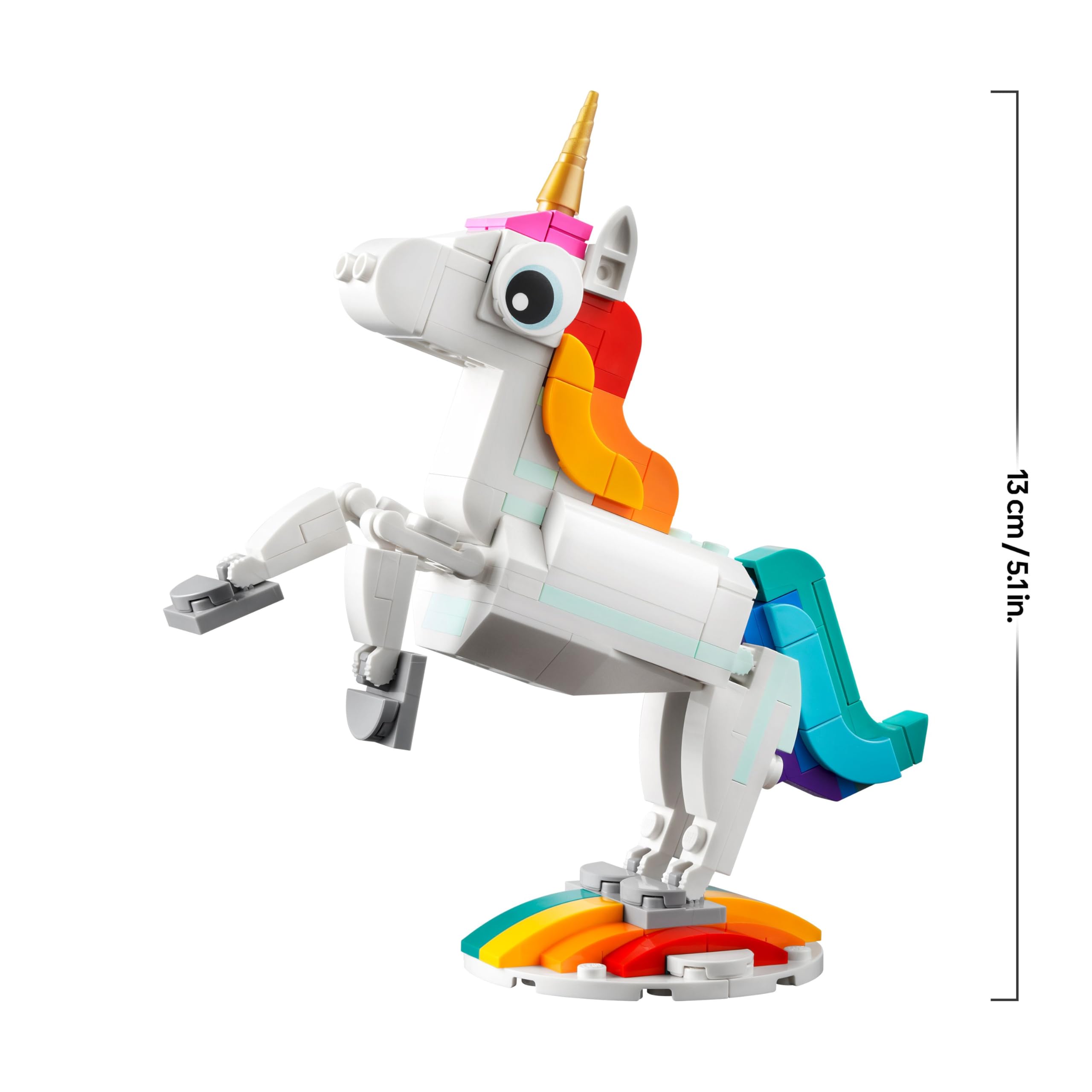 LEGO Creator 31140 Magical Unicorn 3-in-1 Figure Building Kit | Ages 7+ 7
