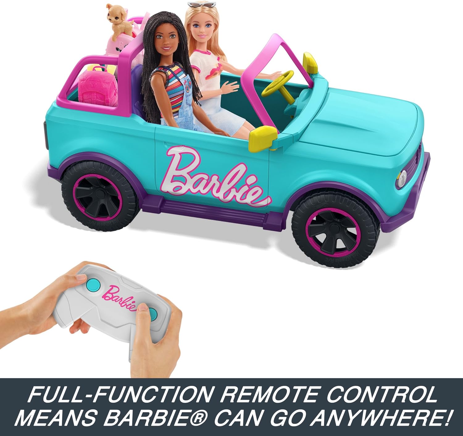 Hot Wheels RC Barbie SUV - Remote-Controlled Vehicle for 4+ Years 4