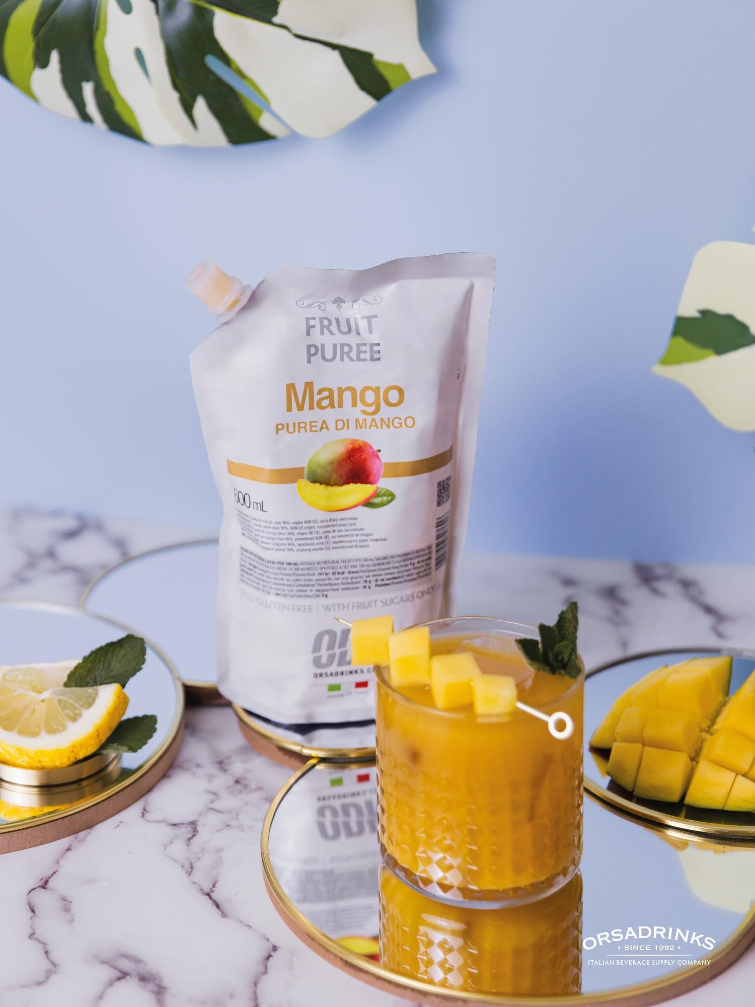 ODK Pure Mango Puree for Cocktails, Cooking, Baking and Desserts – 60cl 3