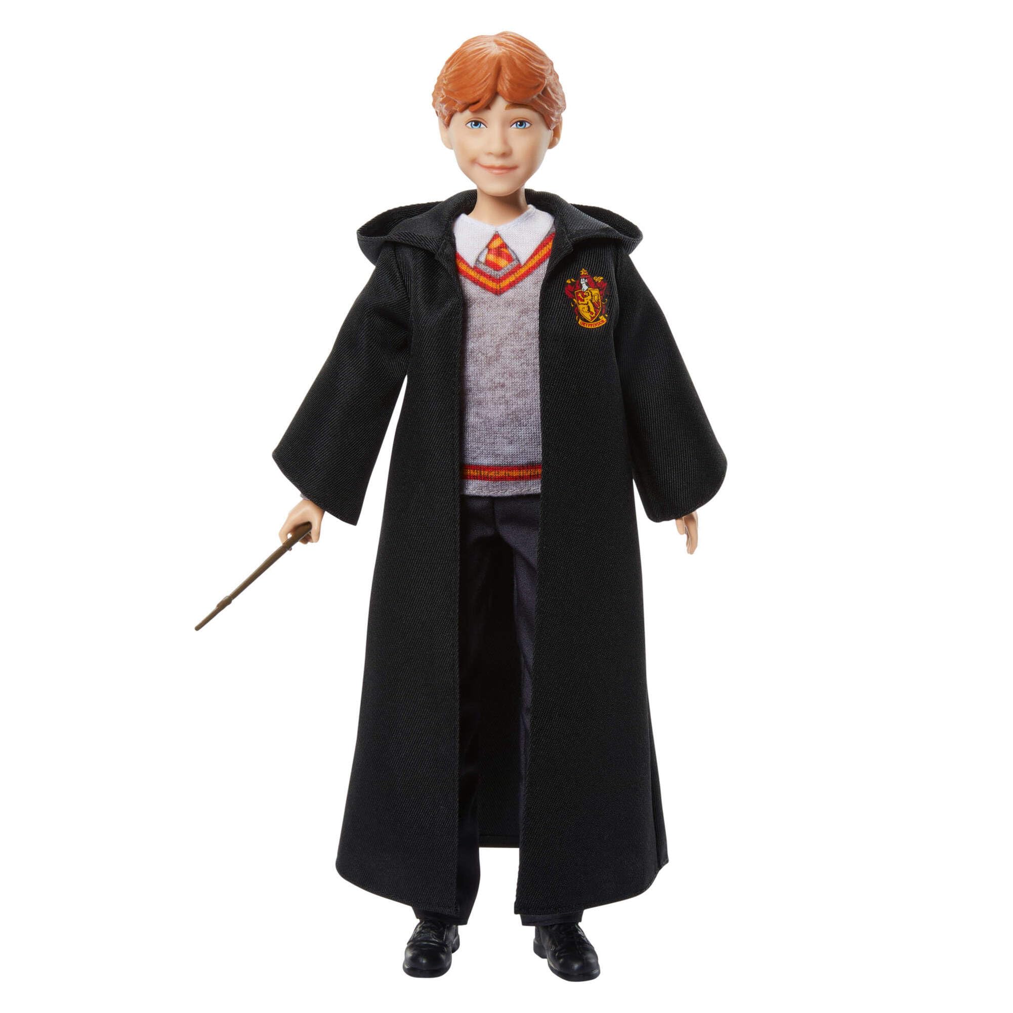 Mattel Harry Potter Ron Weasley Fashion Doll - Hogwarts Uniform with Wand, Ages 6+