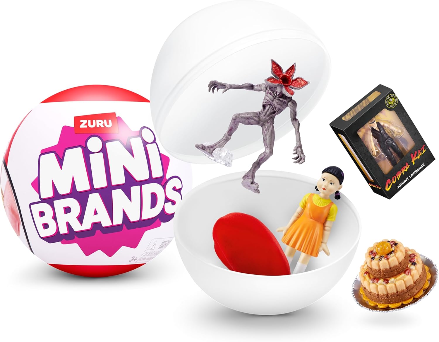 Mini Brands Netflix Capsule by ZURU - Surprise Collectible Minis from Stranger Things, Bridgerton & Squid Game