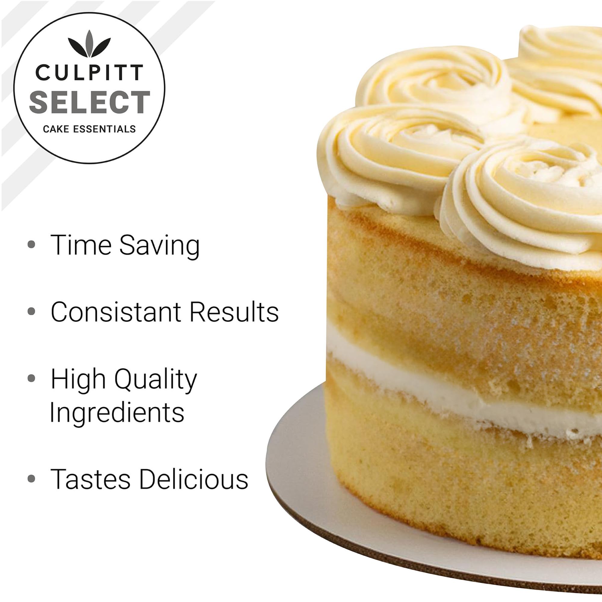 Culpitt Select Vanilla Madeira Cake Mix - 1kg | Makes 2 x 8" Cakes | Just Add Water