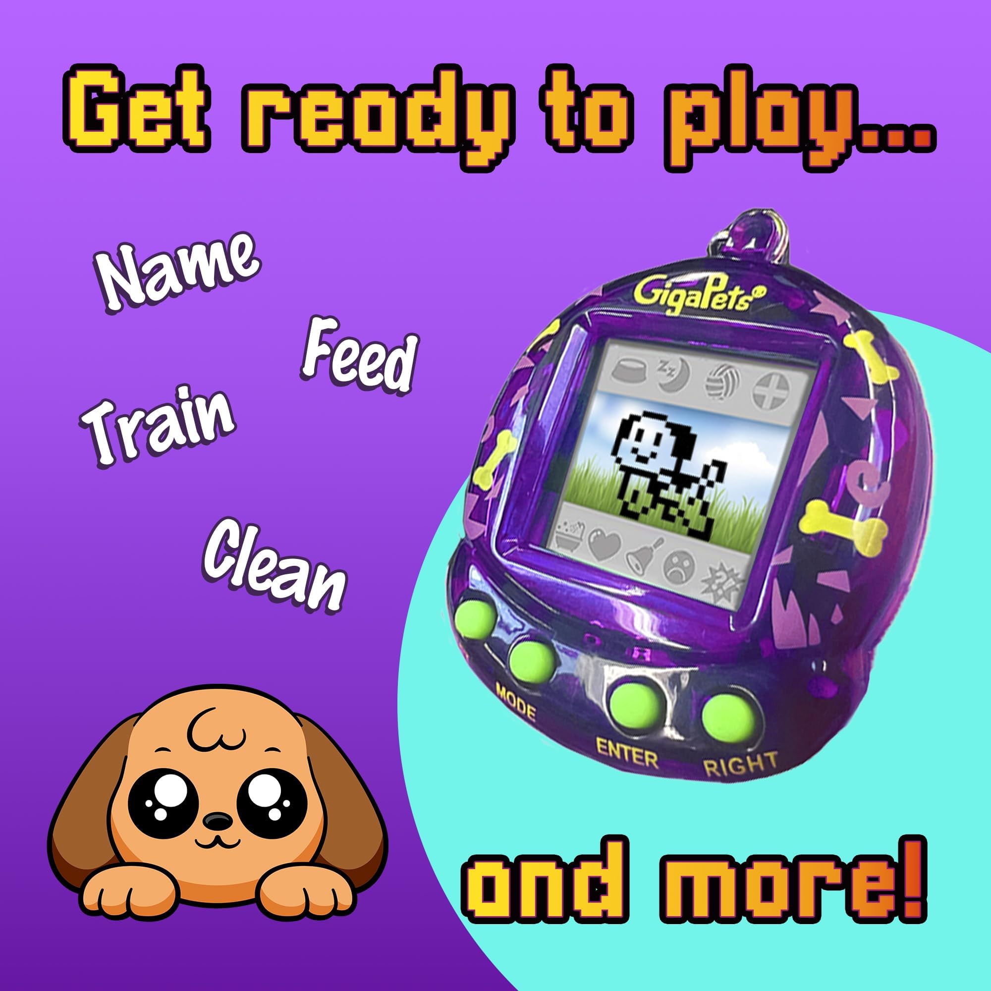Giga Pets Puppy Dog Virtuelles Haustierspielzeug – Verbesserte Sammleredition mit glänzender, durchscheinender Schale 9