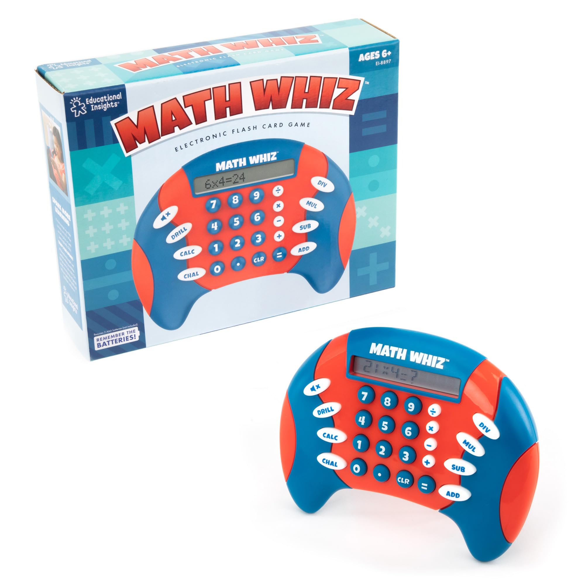 Learning Resources Math Whiz Electronic Handheld Math Game - Educational Toy for Kids Ages 6-10 4