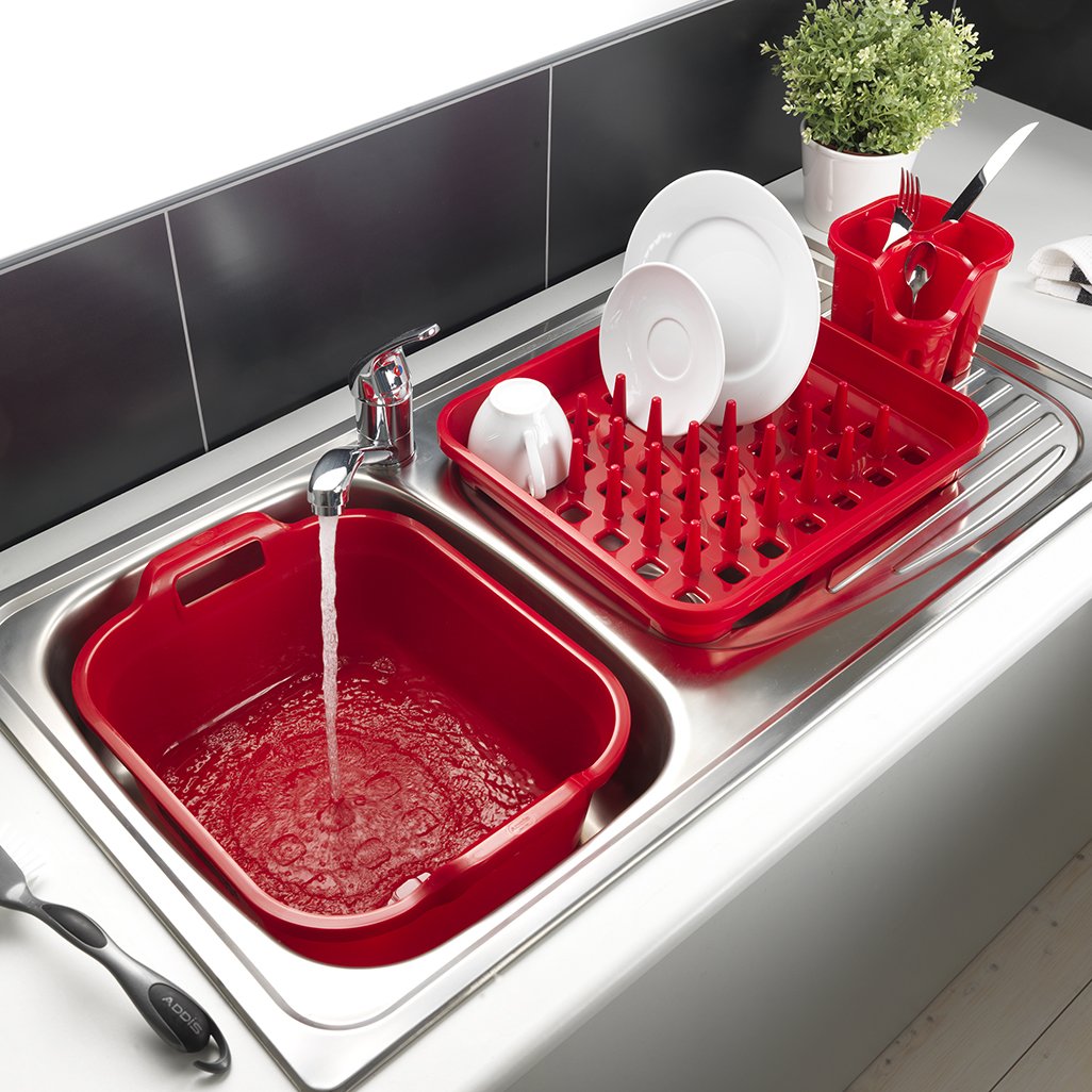 Addis - Large Washing Up Bowl 10L Roasted Red 5