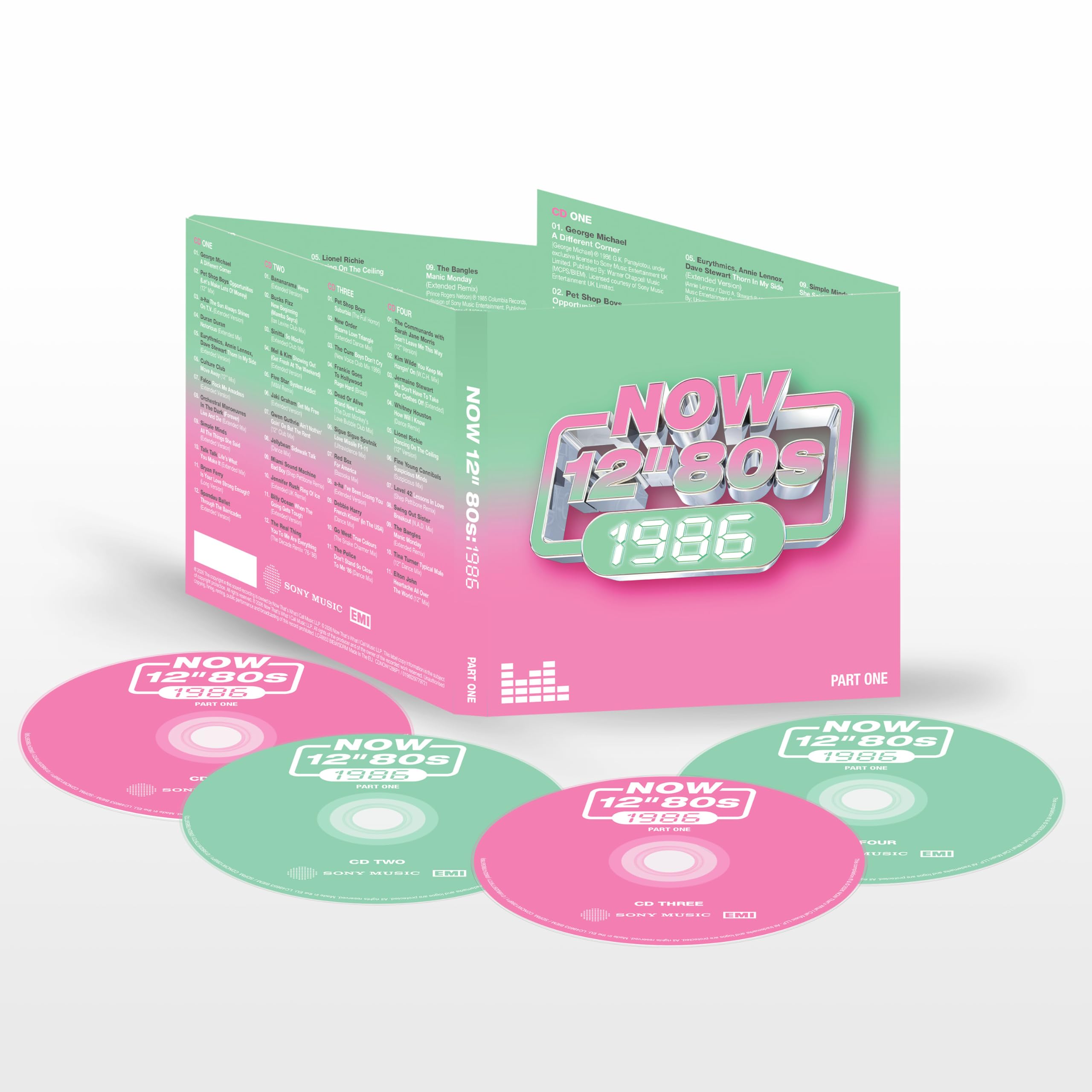 Various Artists - NOW 12” 80s: 1986 – Part One [4CD Box set] 1