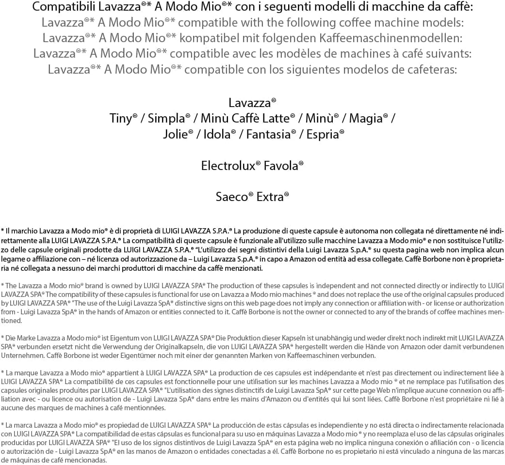 Caffè Borbone Don Carlo Gold Coffee Blend - 50 Compostable Capsules for Lavazza A Modo Mio Machines 4