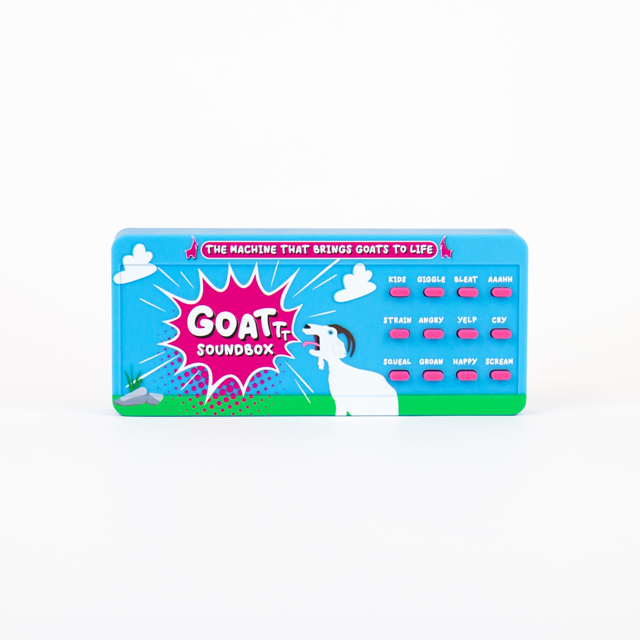 Gift Republic Goat Sound Box - 12 Hilarious Goat Sound Effects for Pranks & Laughter