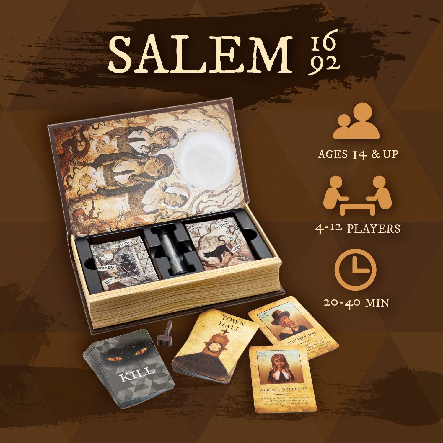 Façade Games Salem 1692 Trading Card Game - Mixed Colours Dedicated Deck 5