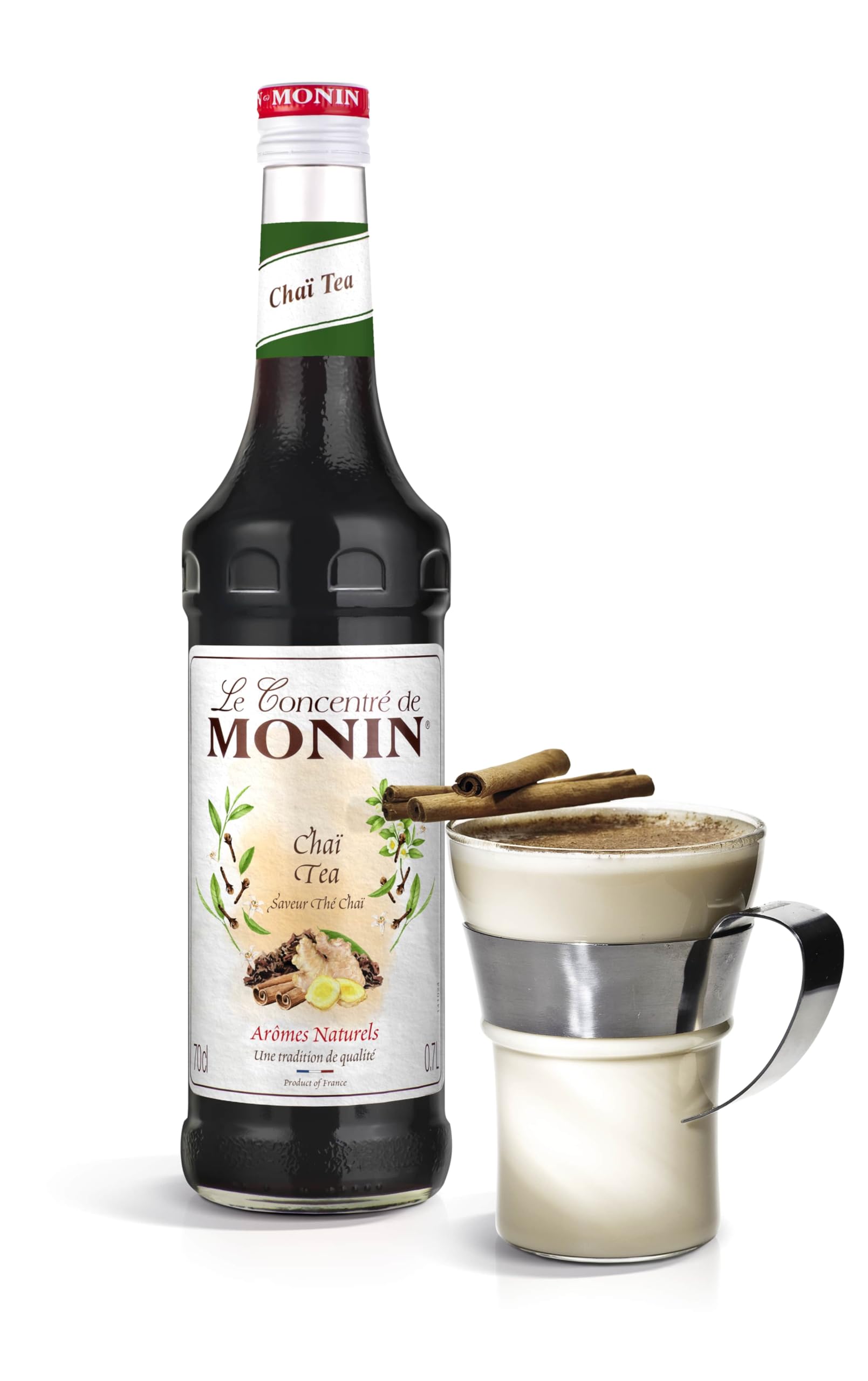 Monin Chai Tea Concentrate 700ml - Premium Beverage Syrup for Lattes, Frappes & Cocktails 6