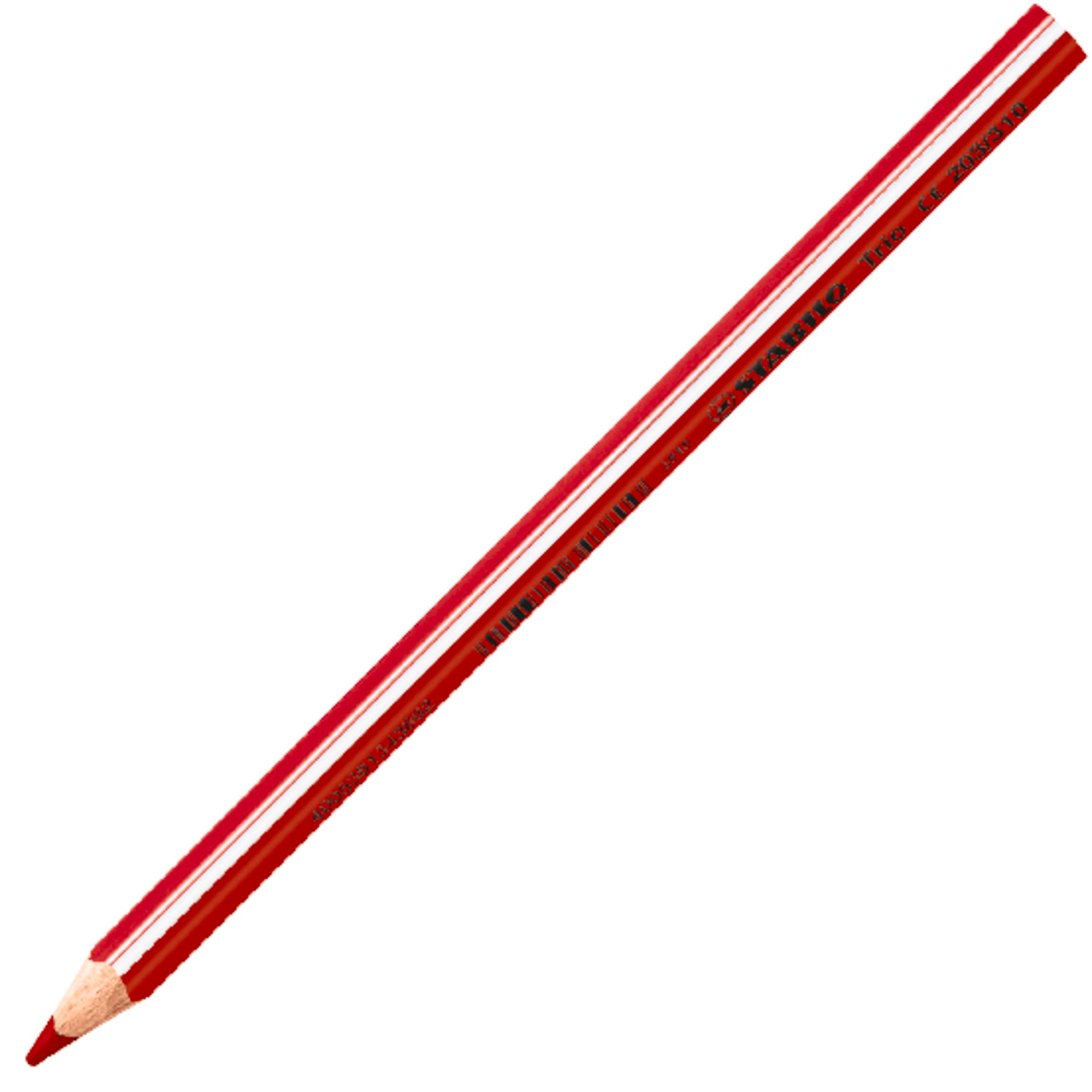 STABILO Trio thick Triangular Colouring Pencils - Classpack of 96 with 12 Assorted Colours | 4.2mm Line Width 2