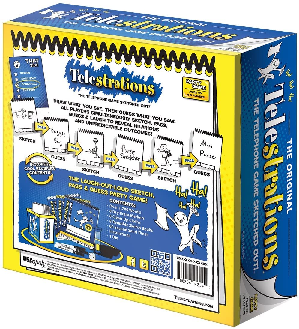 USAopoly Telestrations Hilarious Party Game for 4-8 Players 5