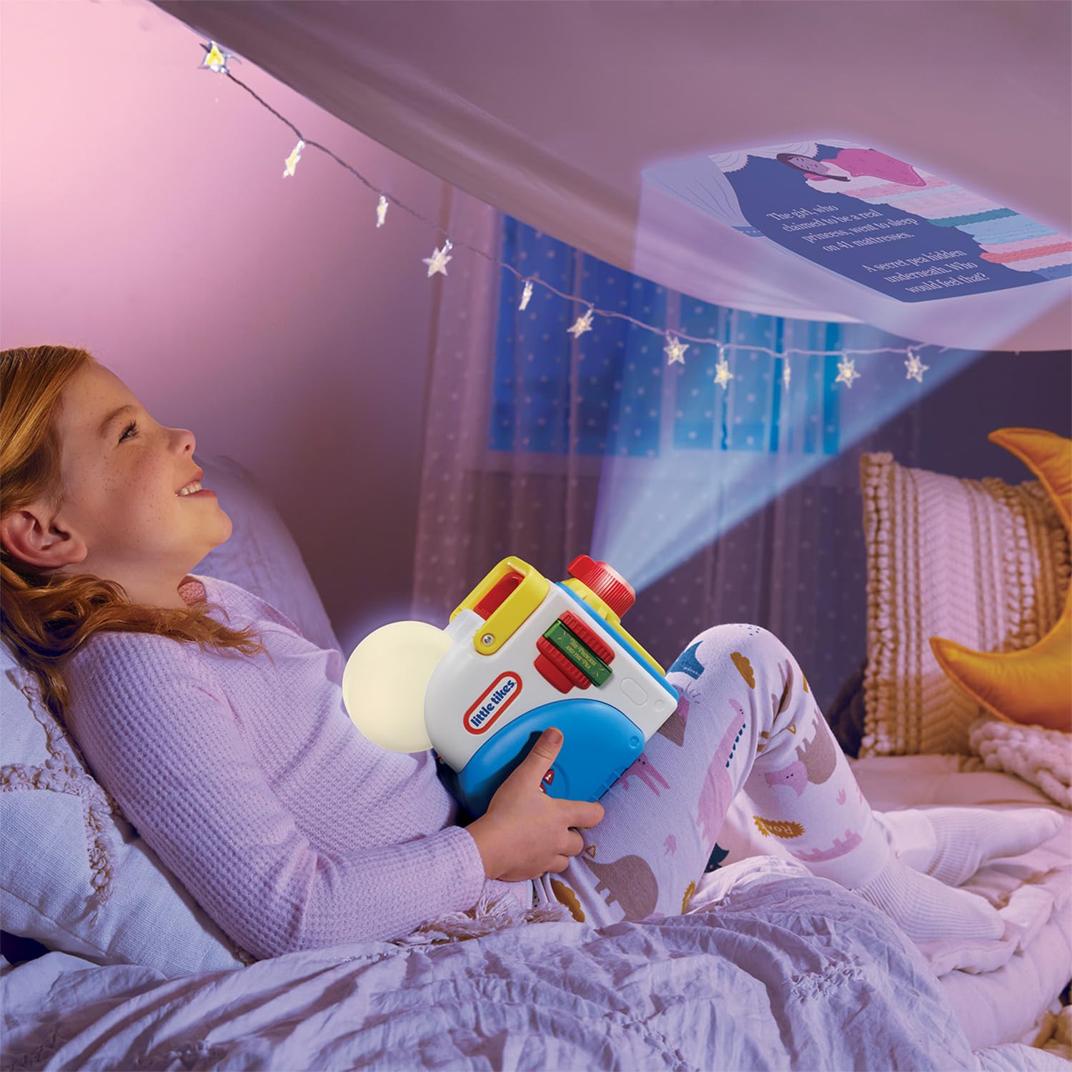 Little Tikes Story Dream Machine Starter Pack - Light, Sound & Audio Projector with 3 Fairytale Stories 8