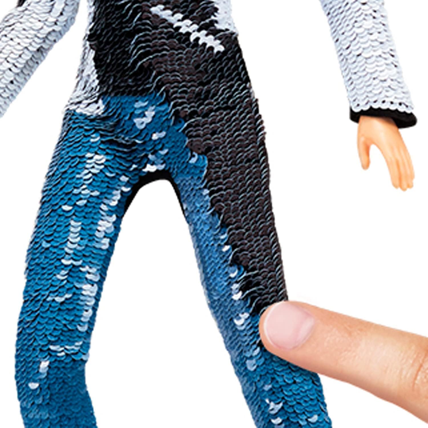 Bandai Miraculous Cat Noir Fashion Flip Doll - 26cm Articulated Action Figure with Reversible Sequins 14