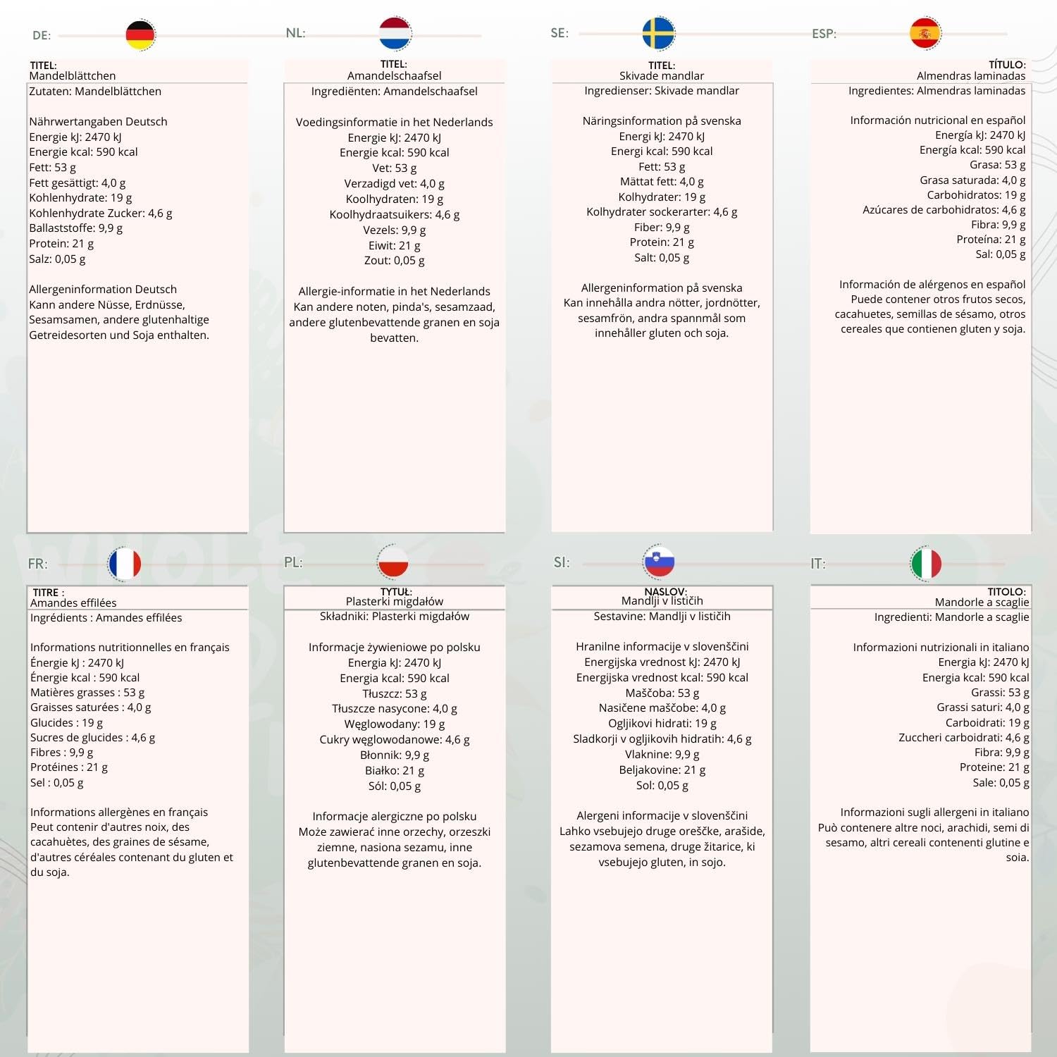 Wholefood Earth Flaked Almonds 500g | GMO-Free | High Fibre | Vegan | Recyclable Packaging 4