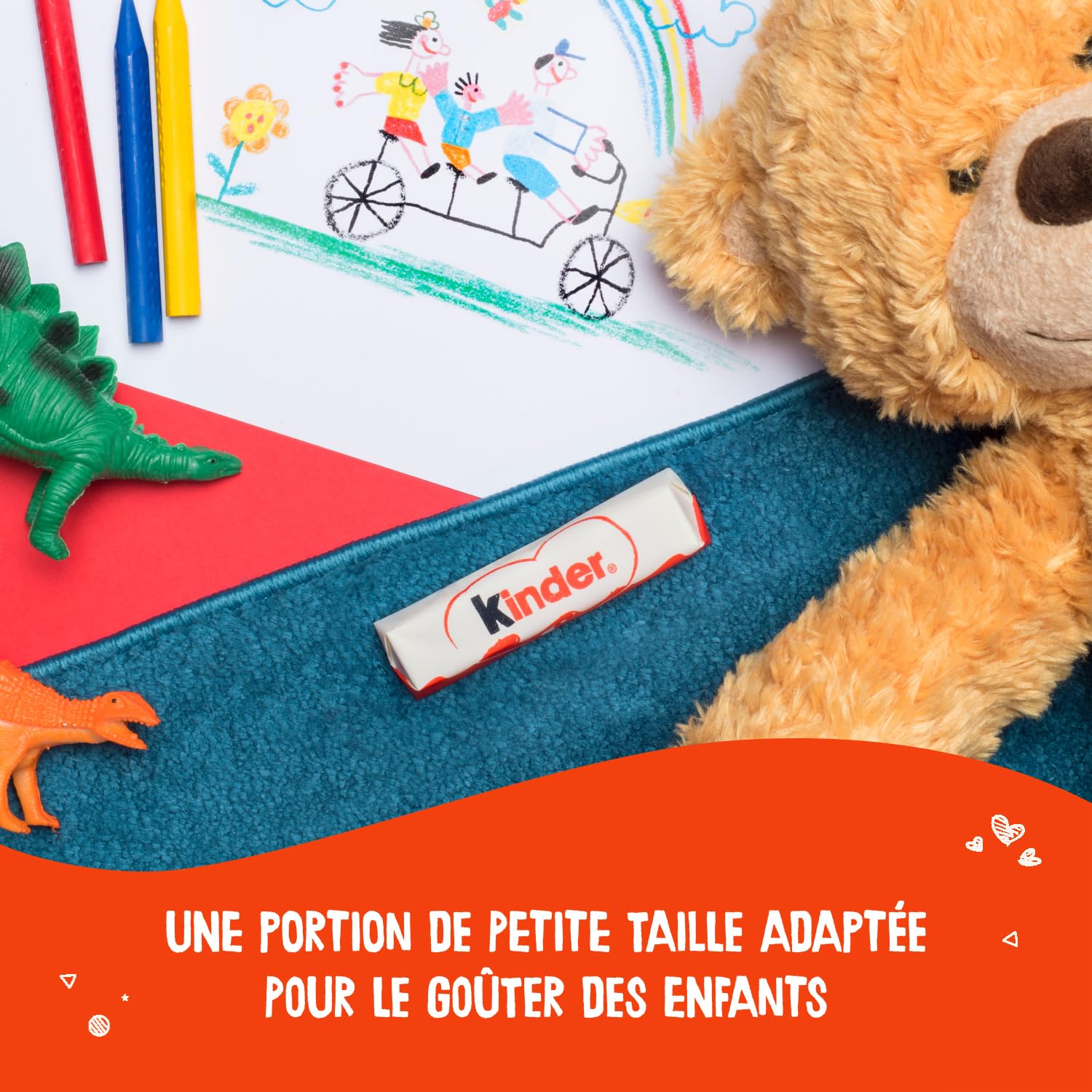 Kinder Chocolate Small Bars, Bulk Gift Box, Fine Milk Chocolate with Milky Filling 5