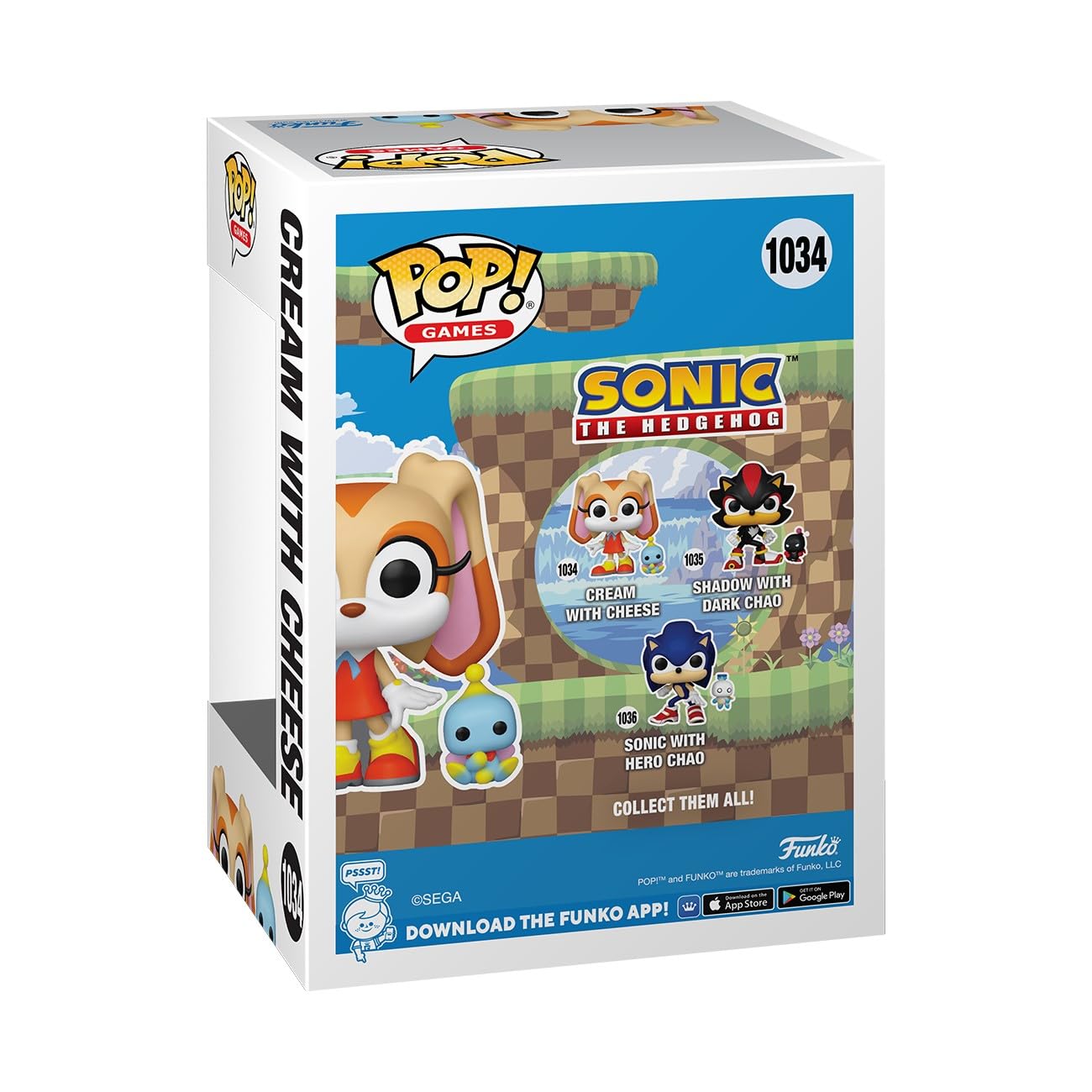 Funko Pop! Sonic the Hedgehog - Cream with Cheese Vinyl Figure 5