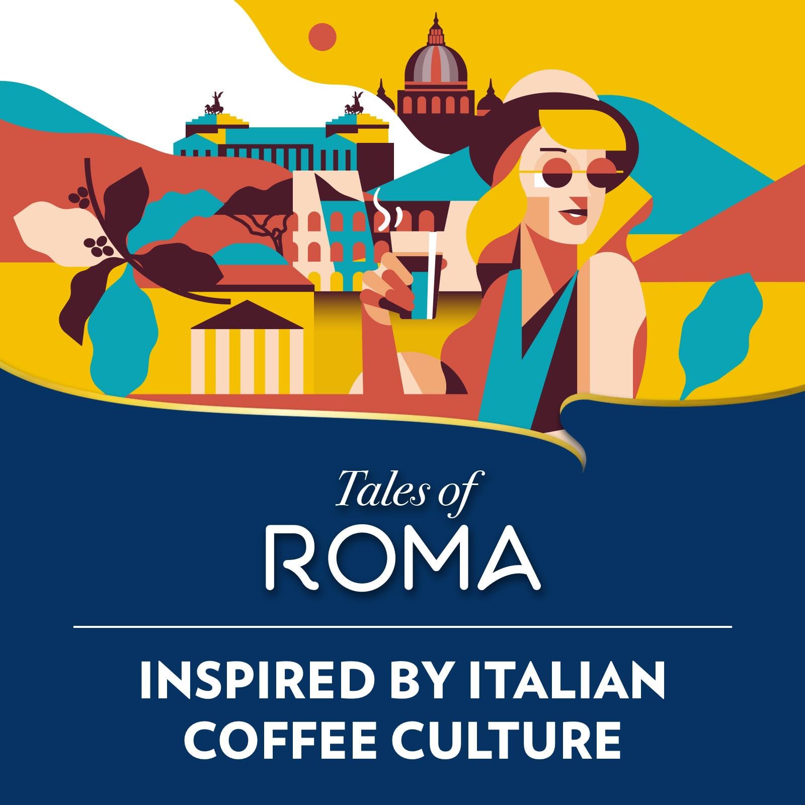 Lavazza Tales of Roma Coffee Ground - Aromatic Notes of Hazelnut and Dark Chocolate, Ideal for Moka Pots, 200 g 8